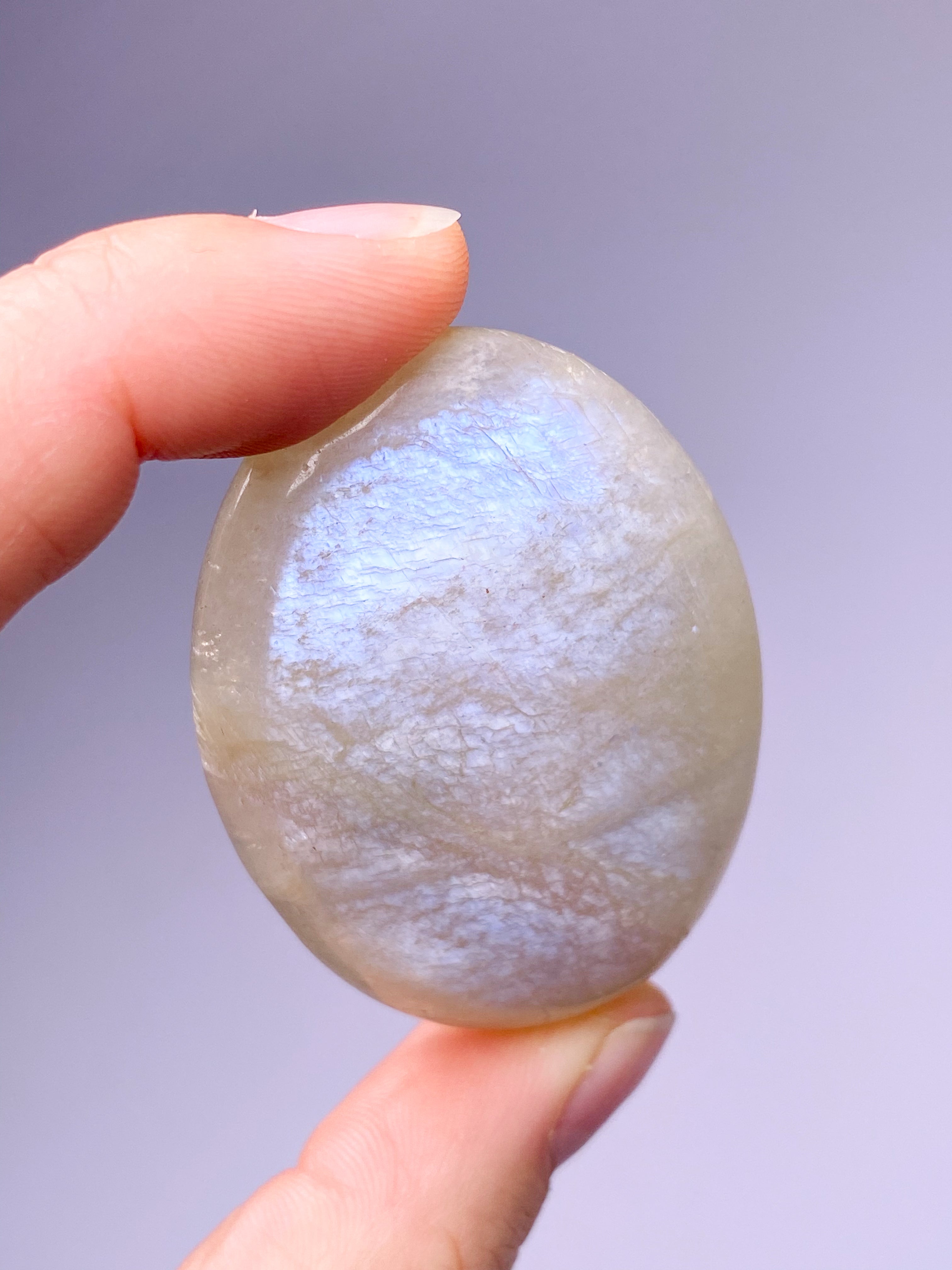 Rainbow Moonstone Palmstone