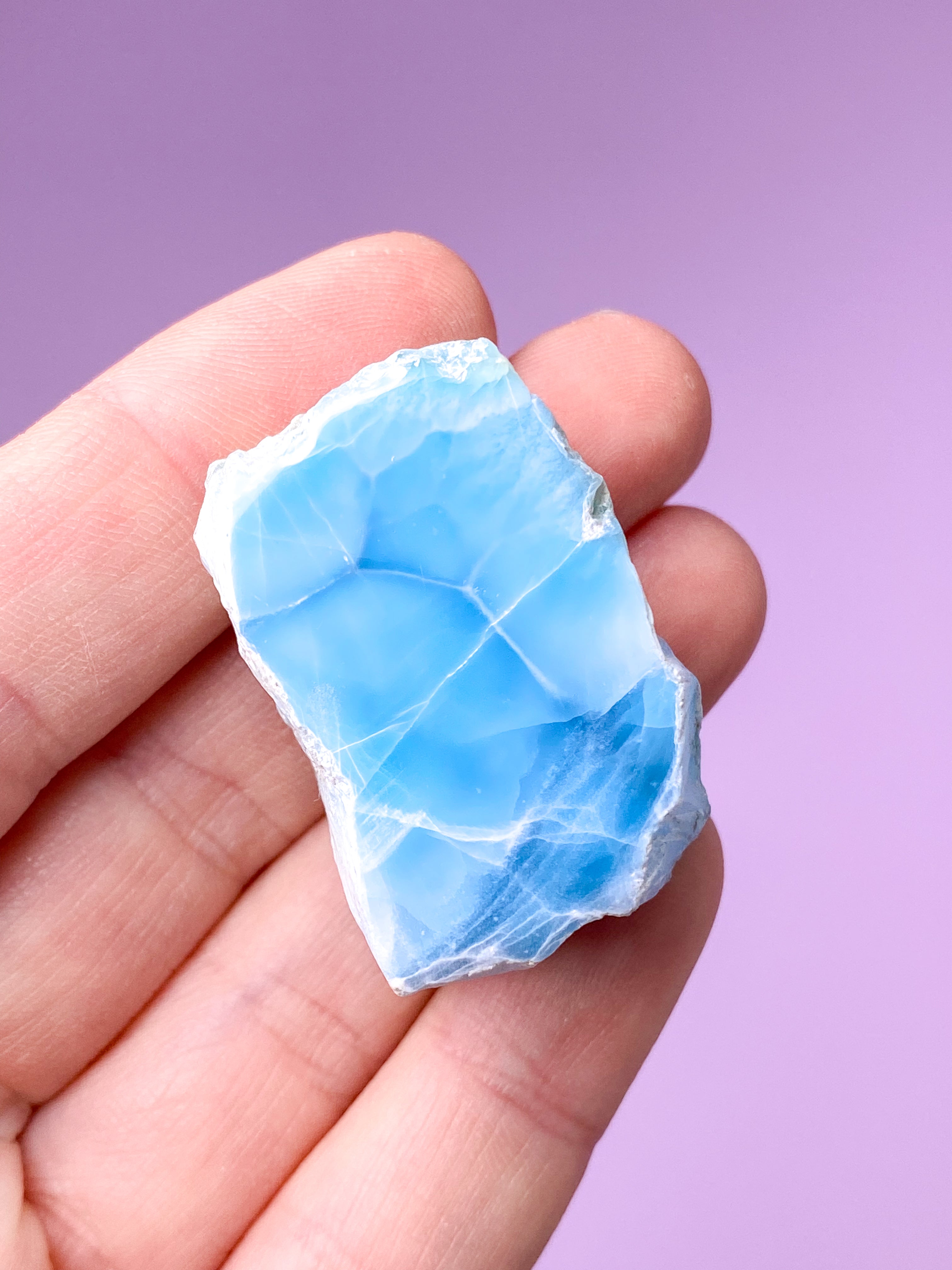 Larimar Semipoleret (Nr. 22)