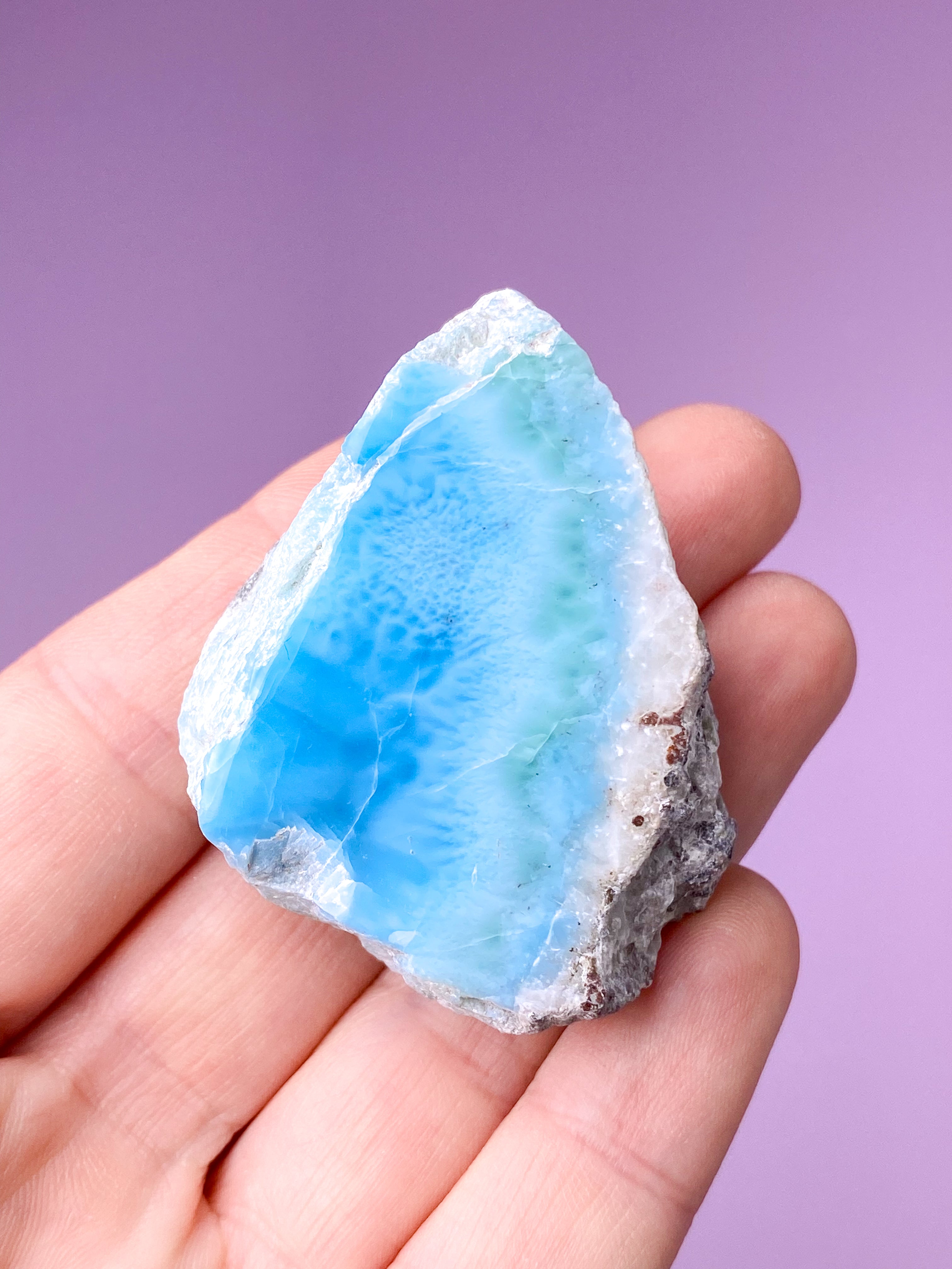 Larimar Semipoleret (Nr. 24)