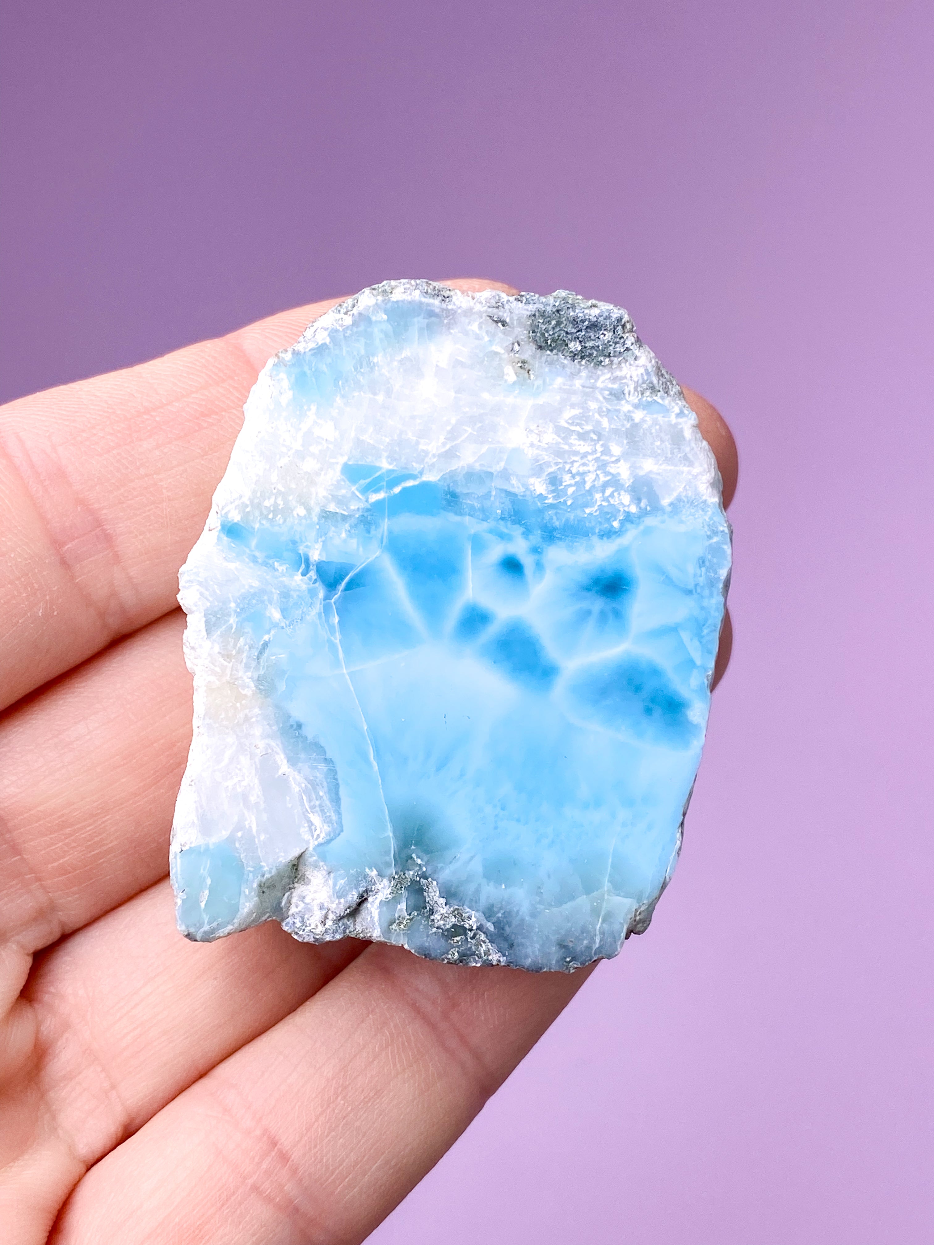 Larimar Semipoleret (Nr. 25)