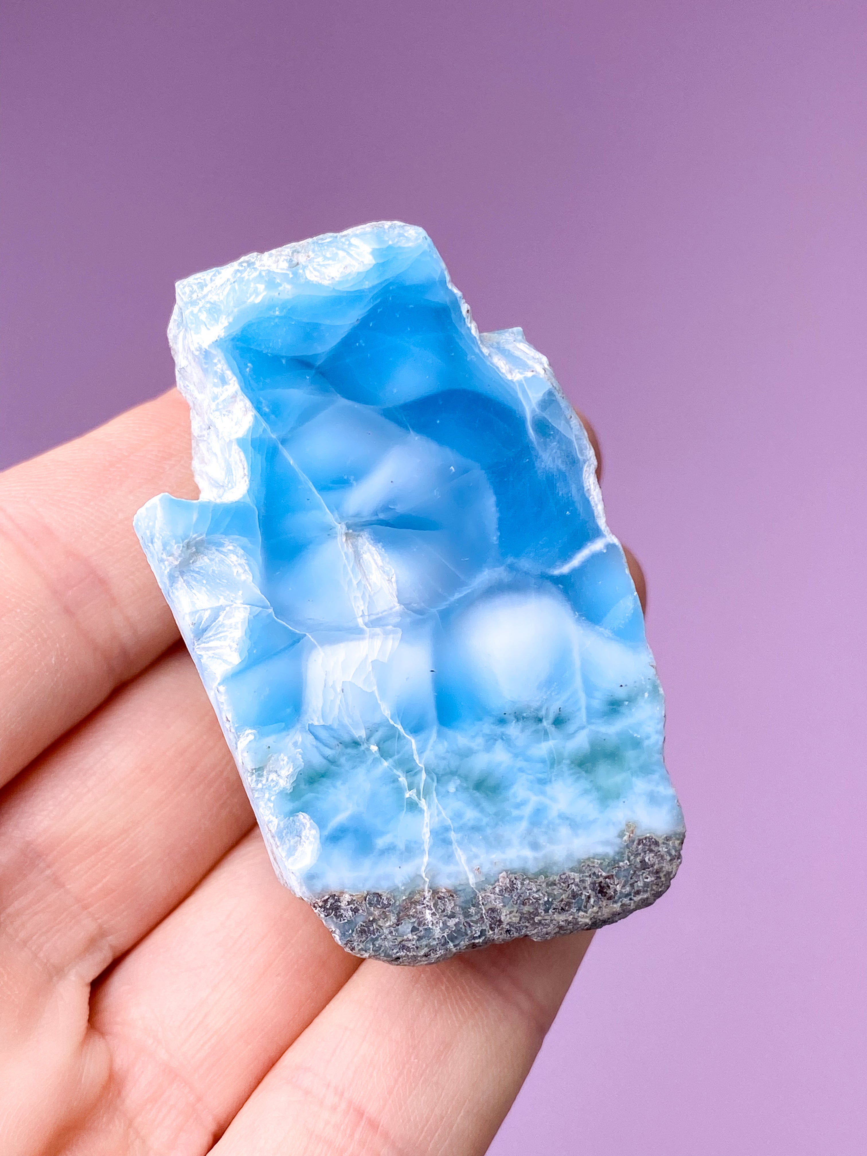 Larimar Semipoleret (Nr. 26)