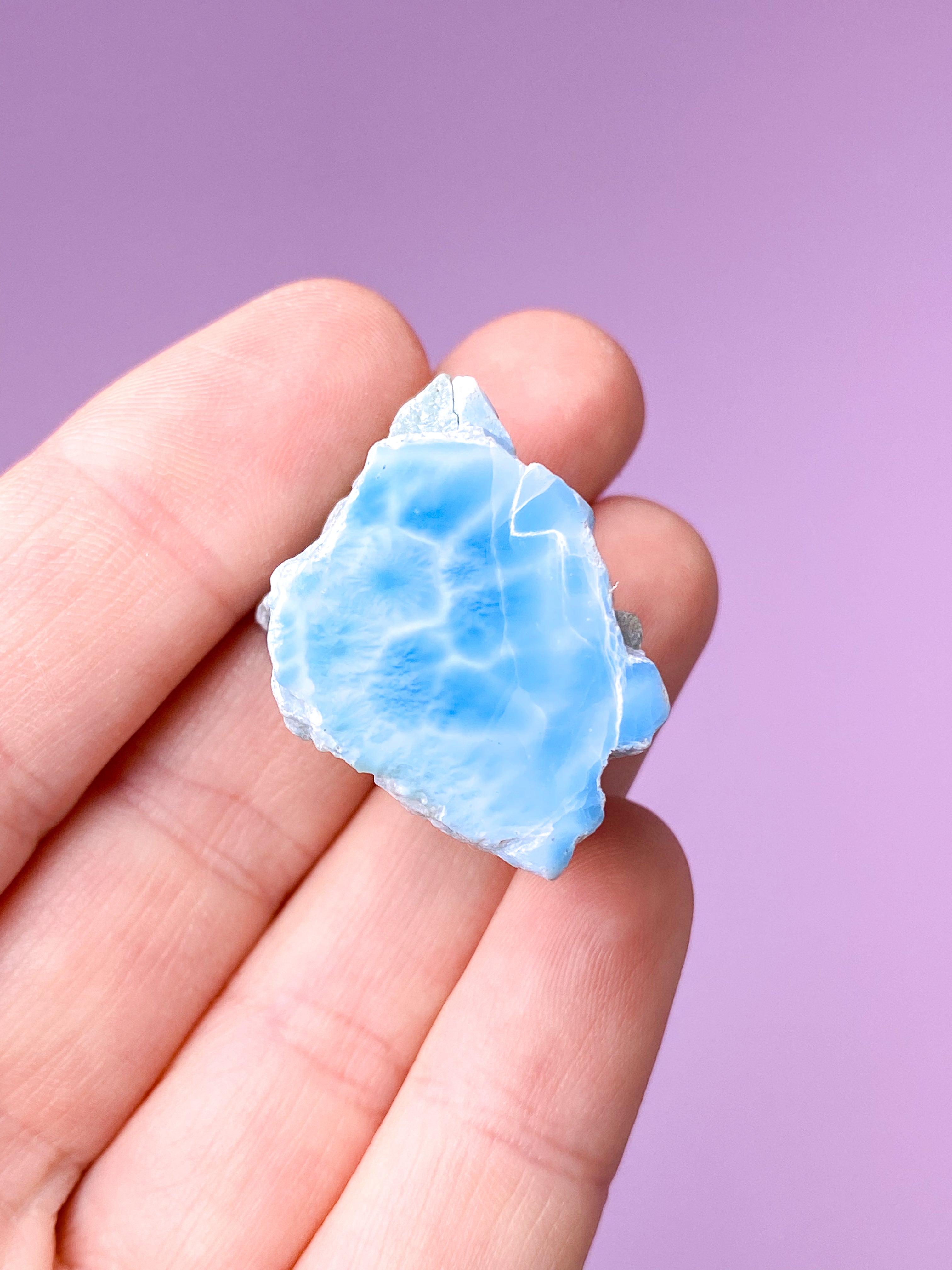 Larimar Semipoleret (Nr. 28)