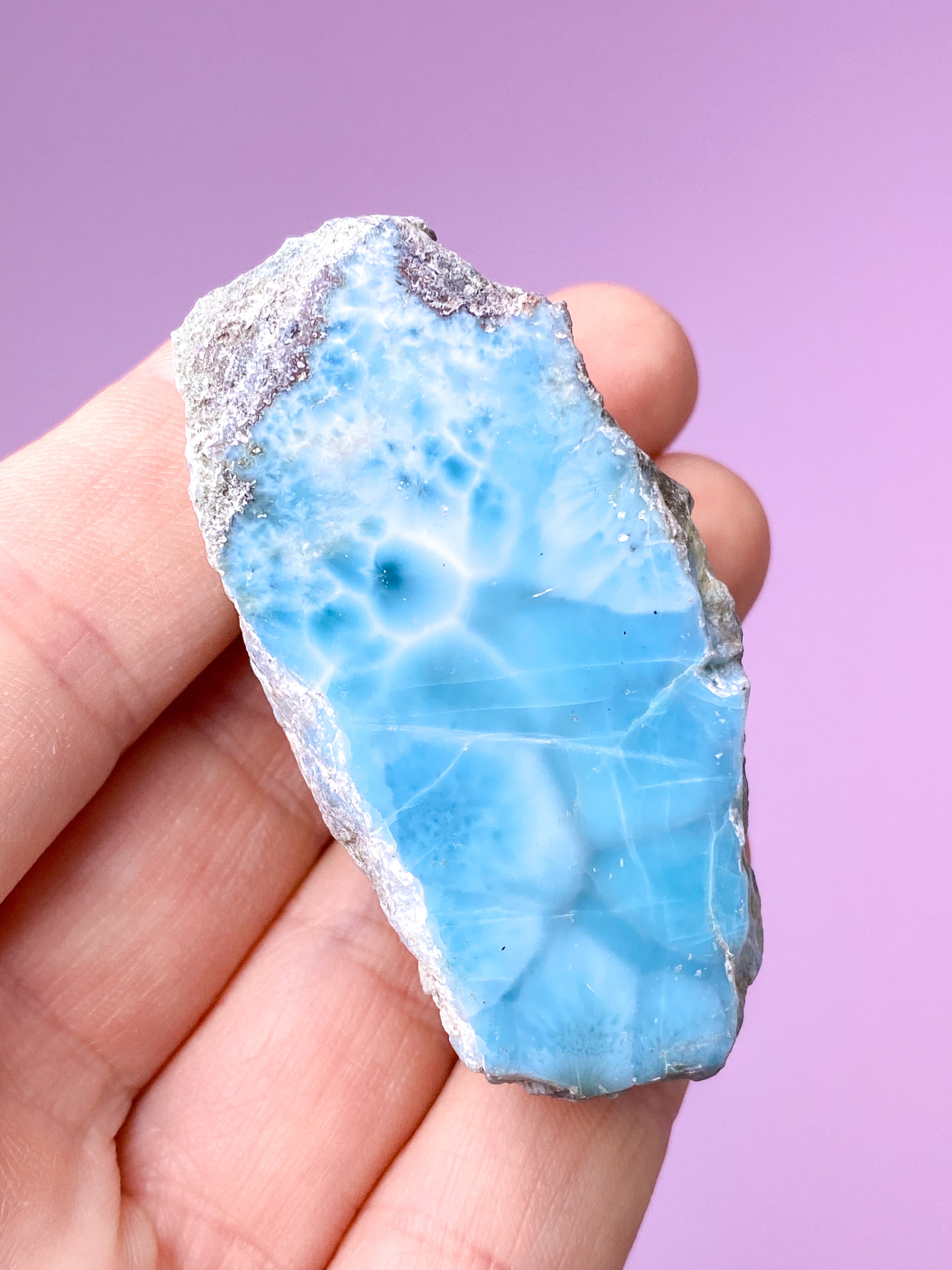 Larimar Semipoleret (Nr. 32)