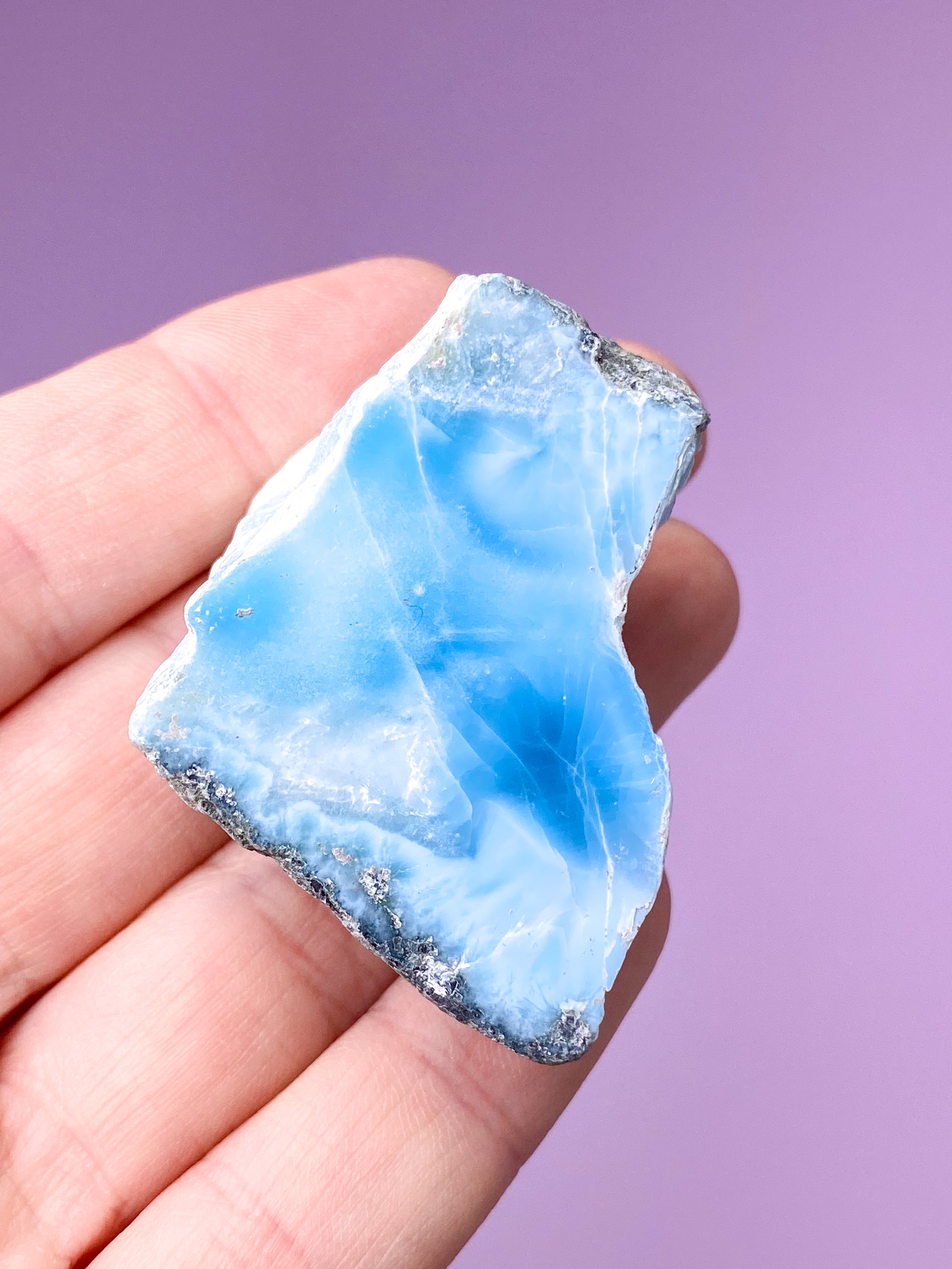 Larimar Semipoleret (Nr. 36)