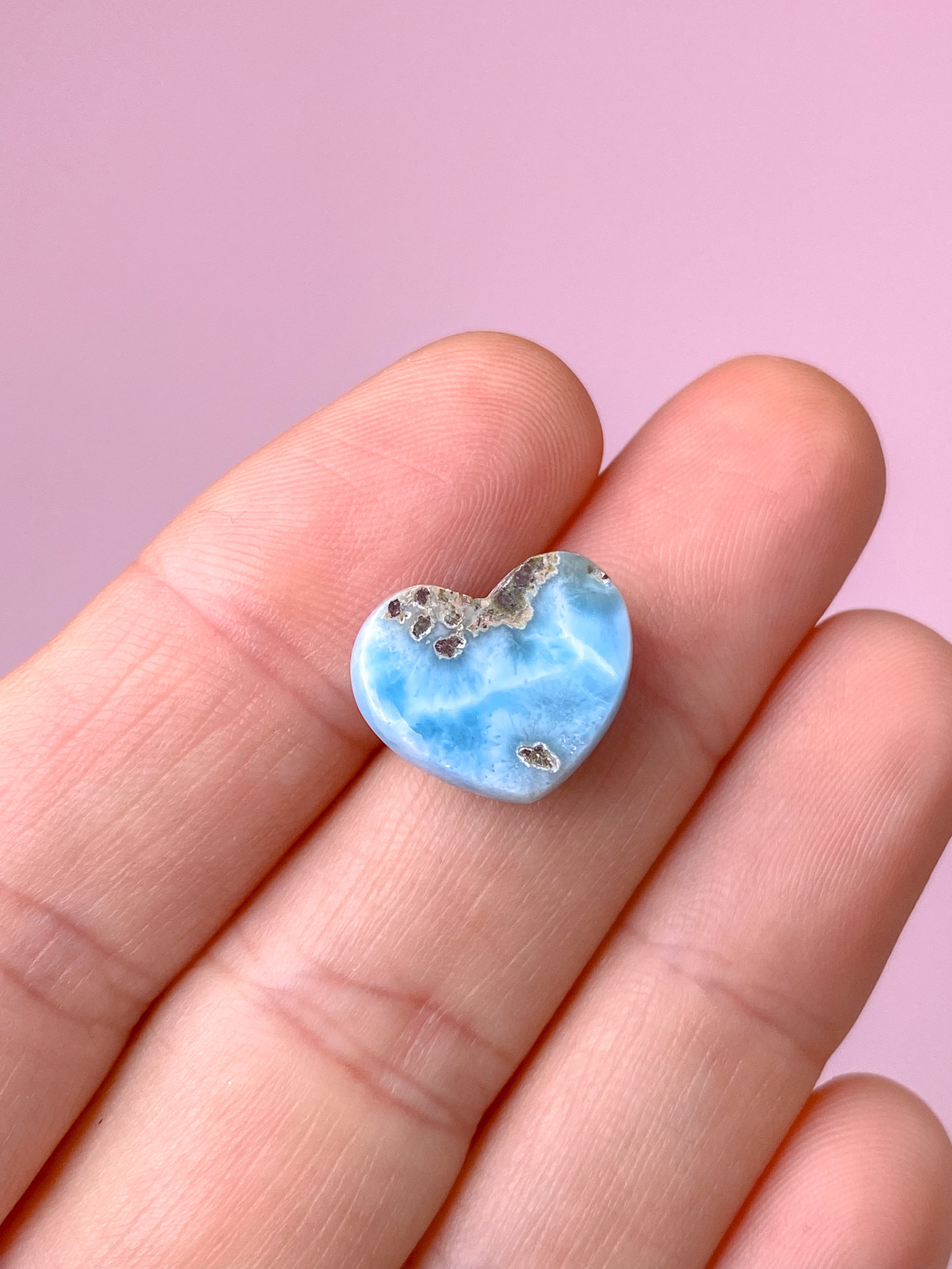 Larimar Hjerte (Nr. 1) Eksklusiv Kvalitet