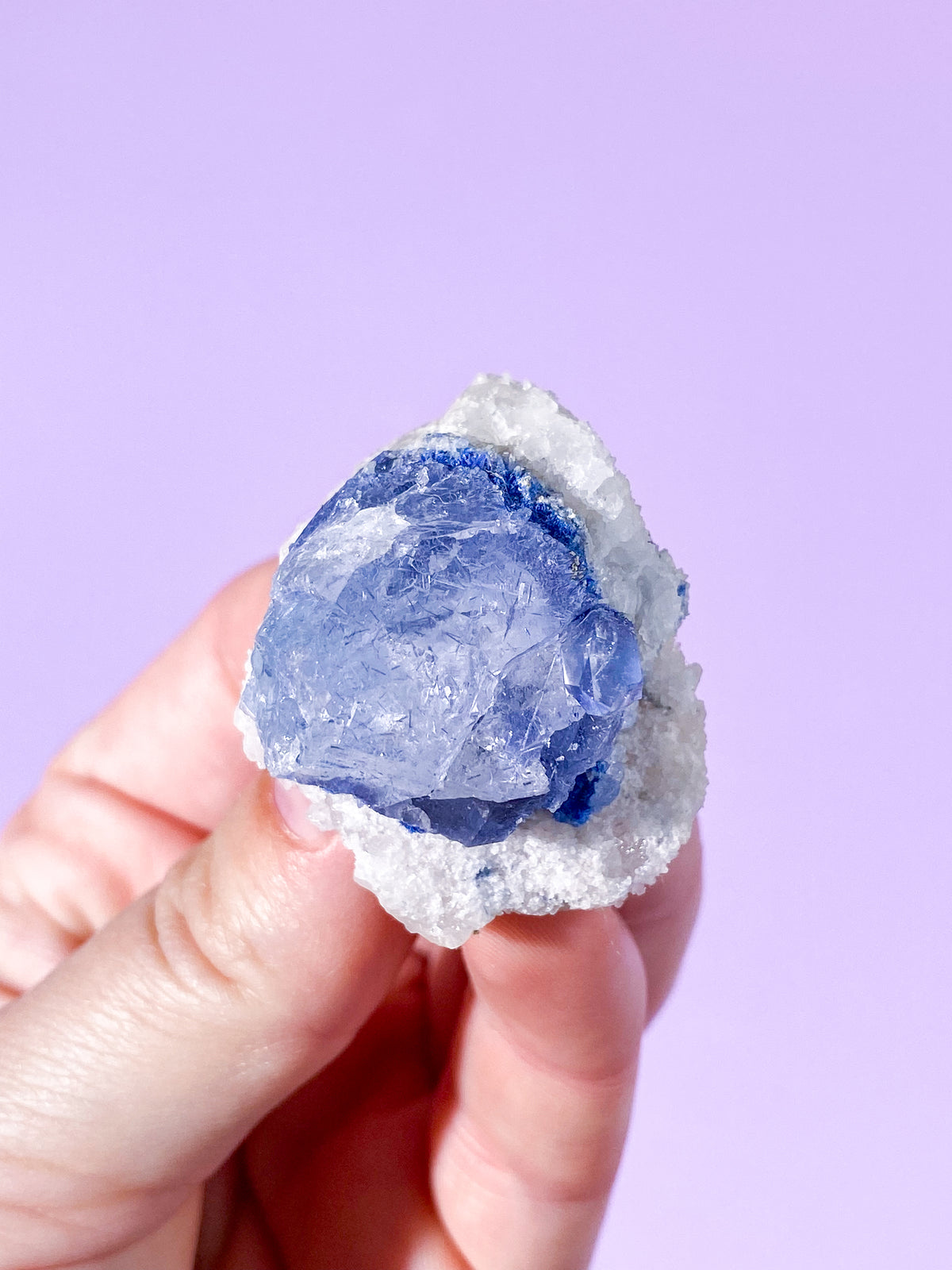 Dumortierit Kvarts Klynge (Nr. 14)