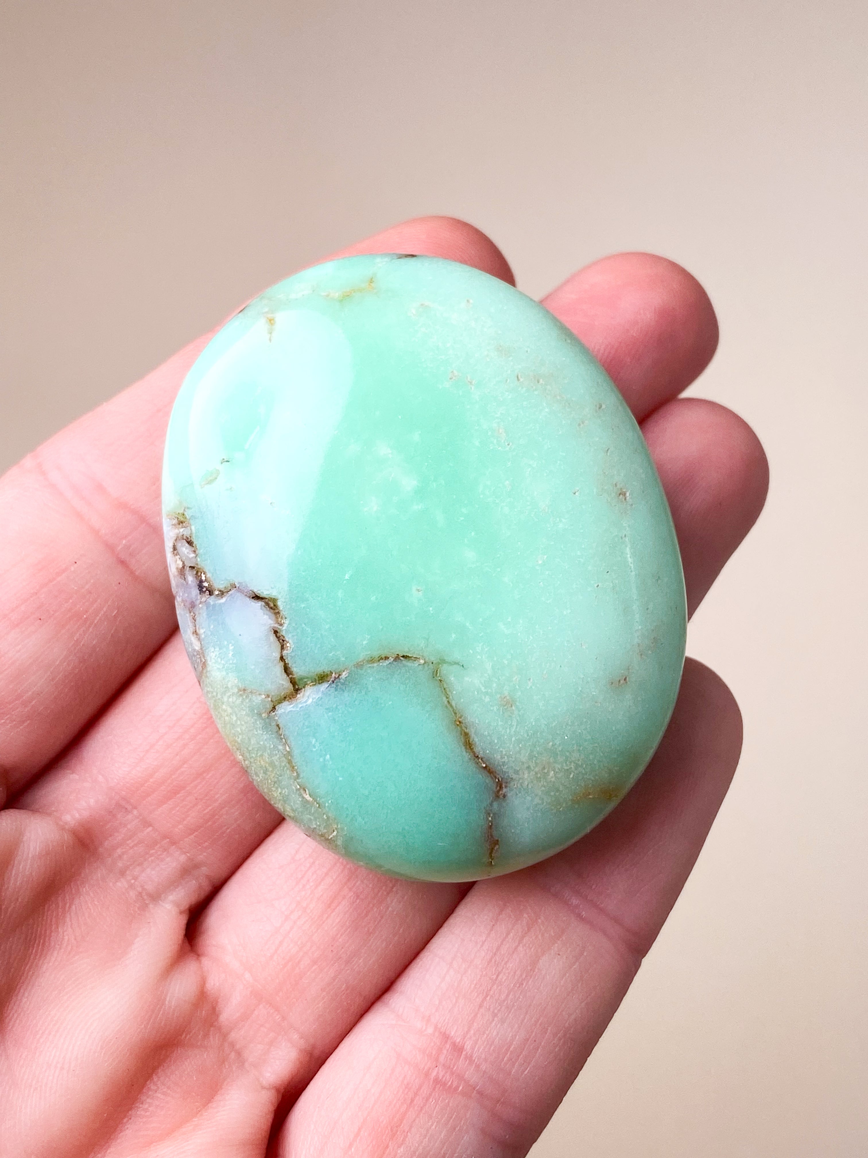 Chrysopras Palmstone (Nr. 2)
