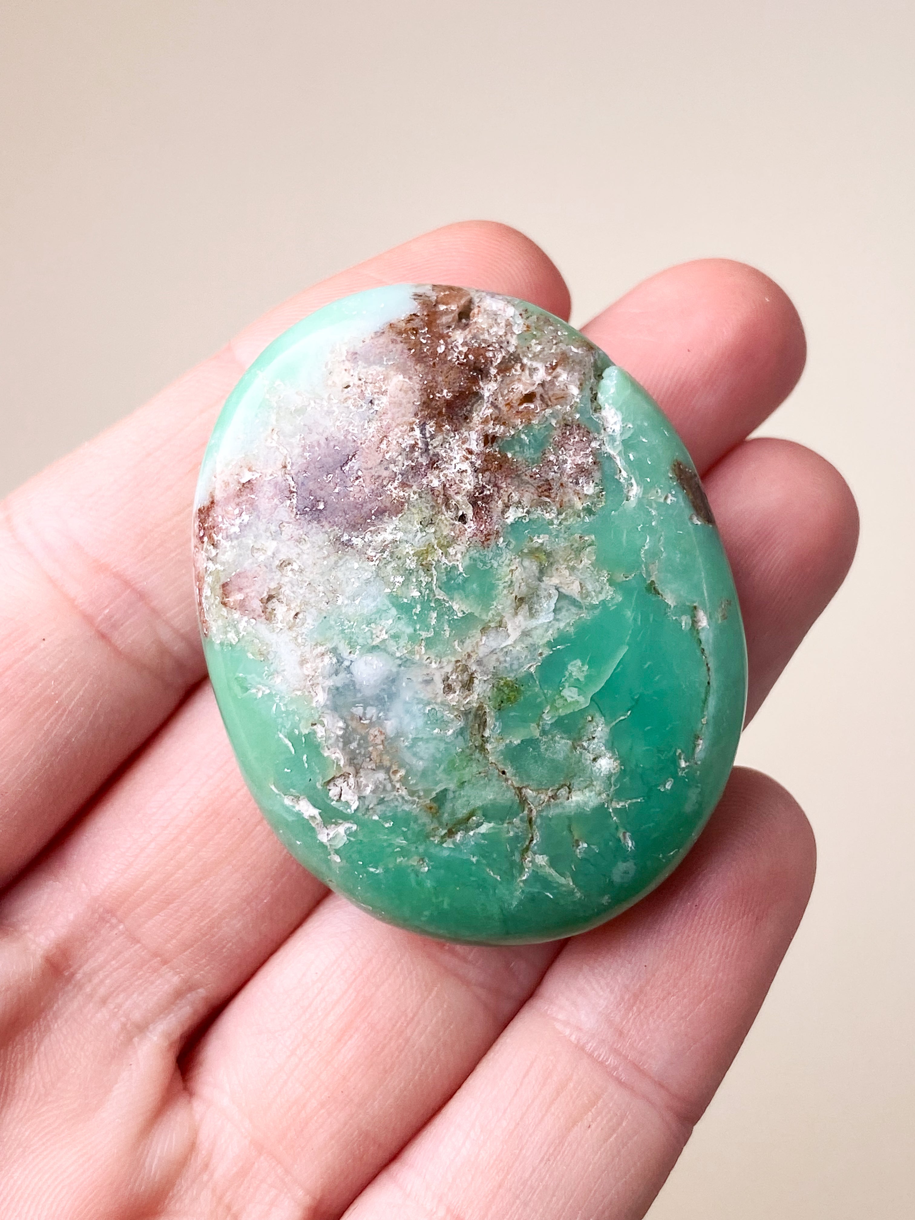 Chrysopras Palmstone (Nr. 5)