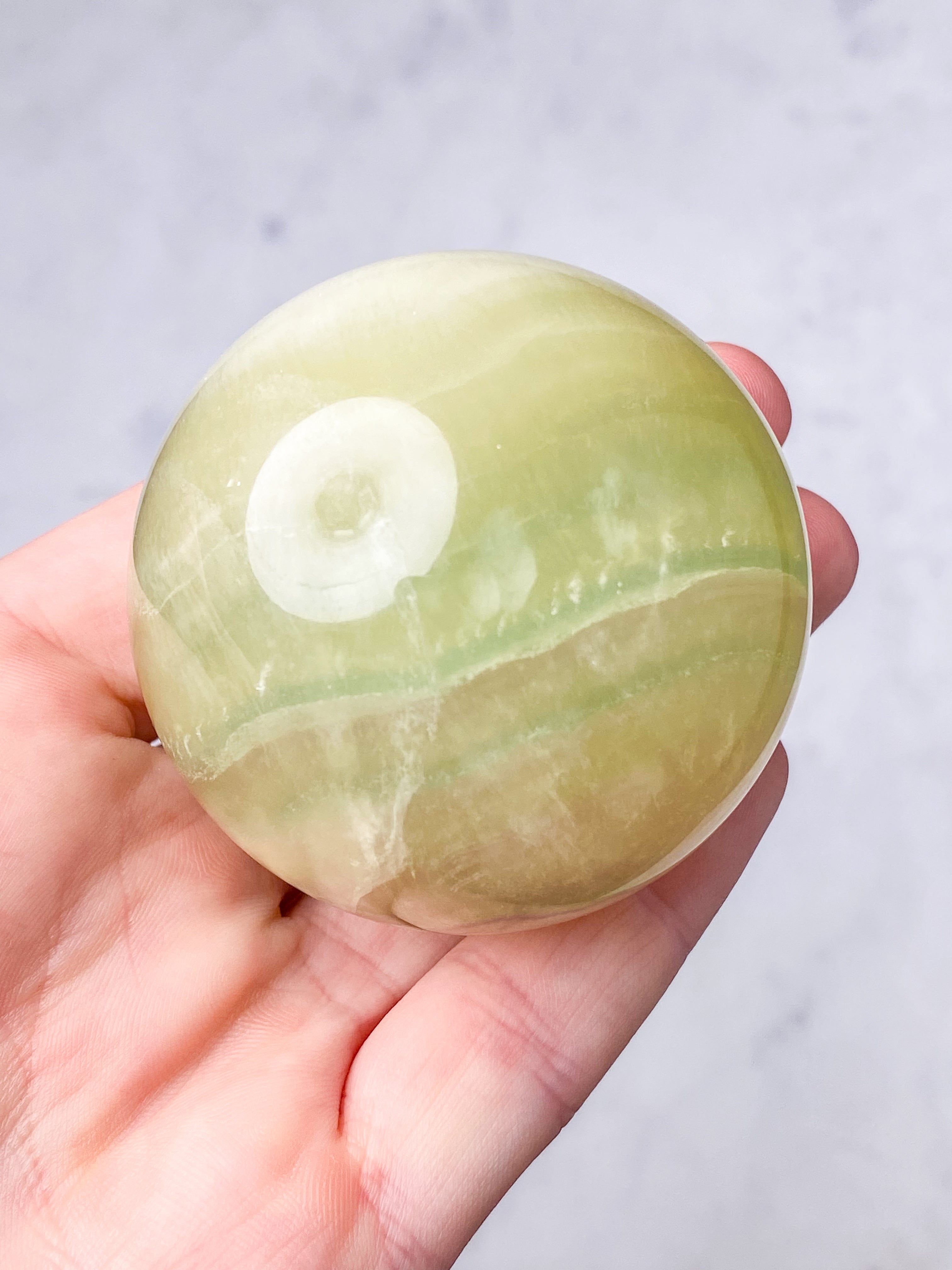 Mango Fluorit Kugle (Nr. 5)