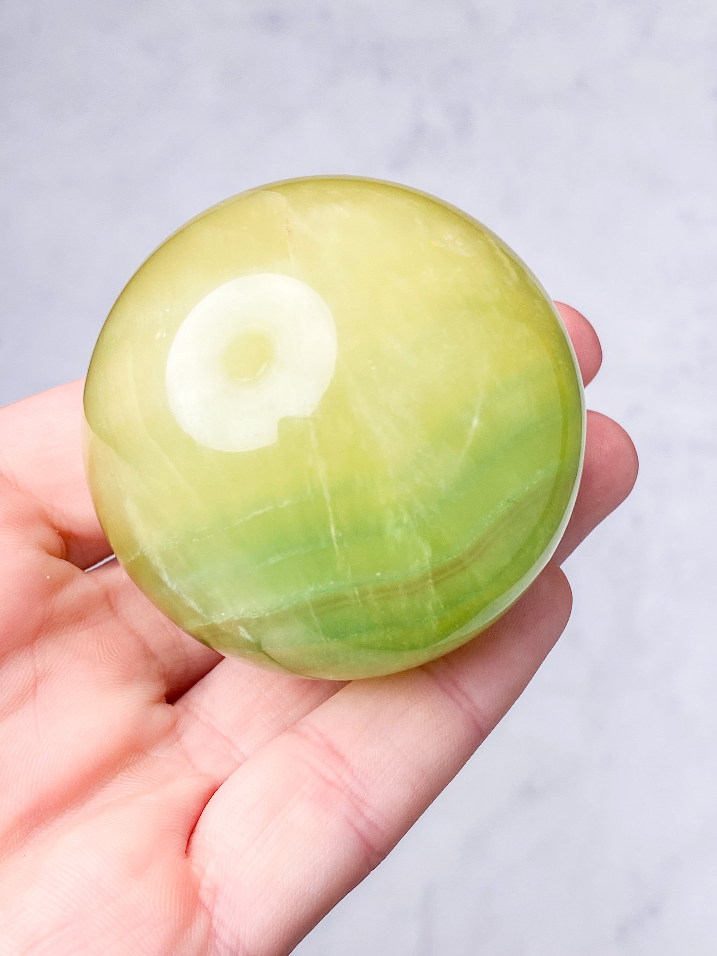 Mango Fluorit Kugle (Nr. 8)
