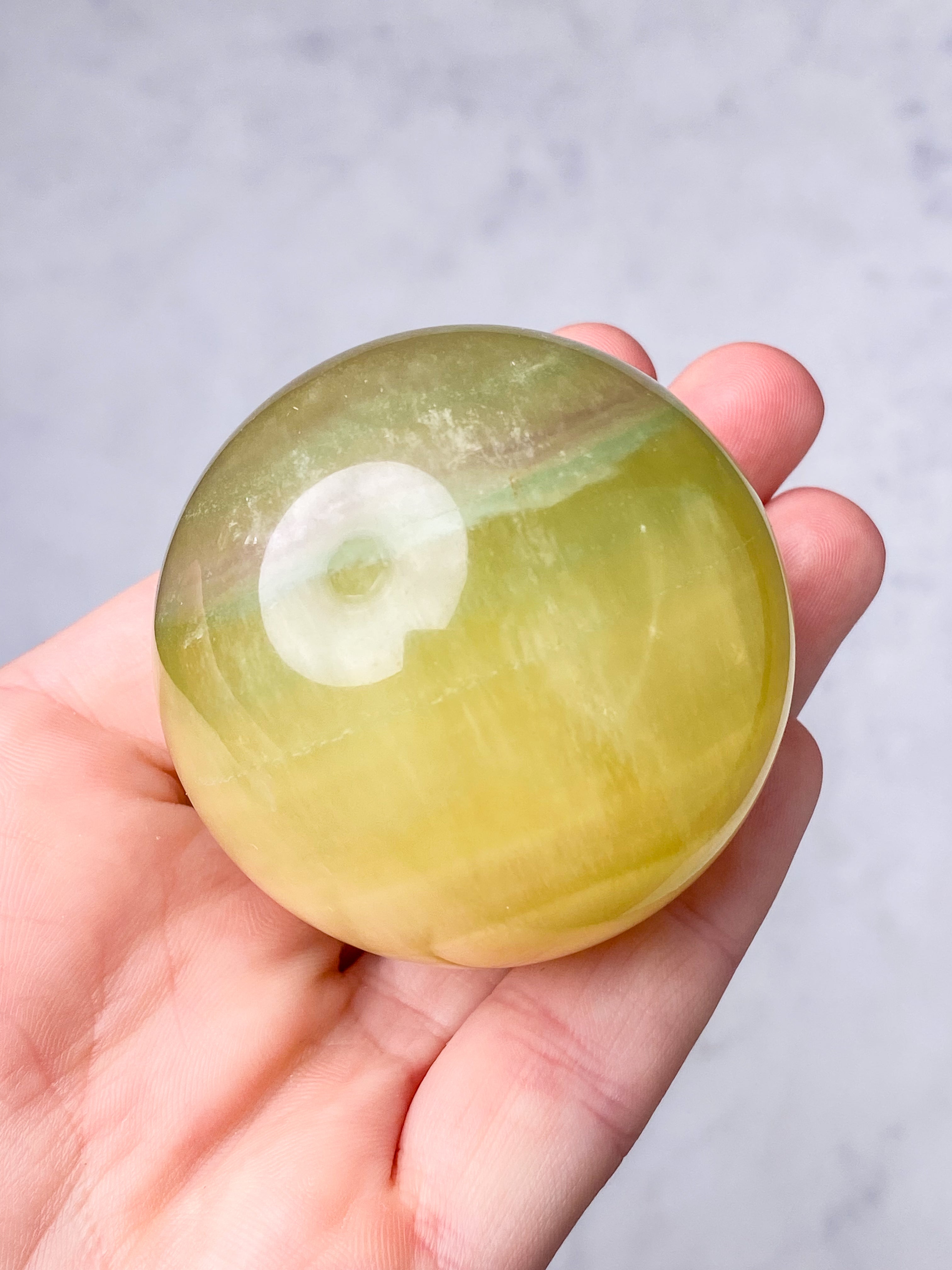 Mango Fluorit Kugle (Nr. 9)