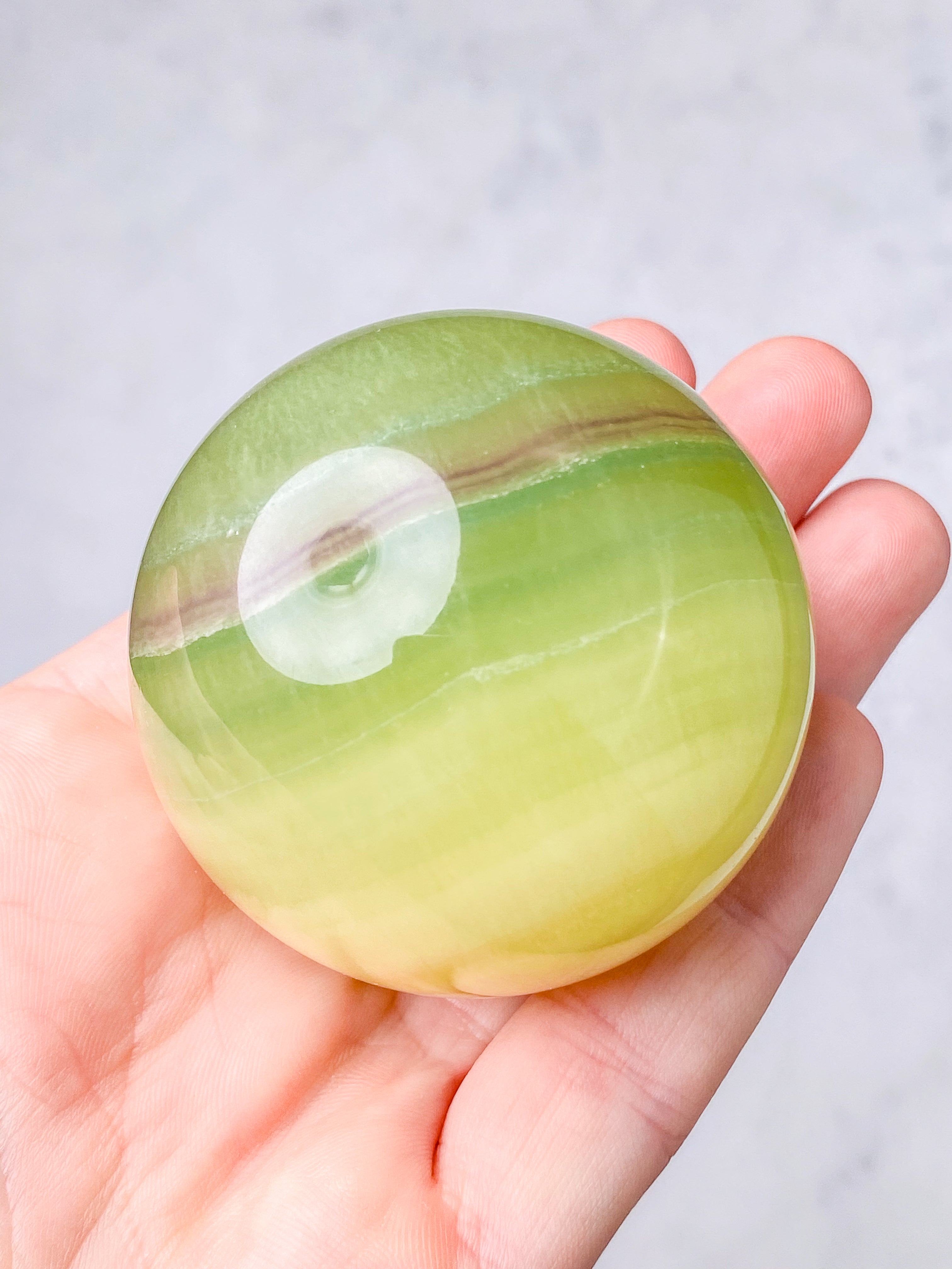 Mango Fluorit Kugle (Nr. 11)