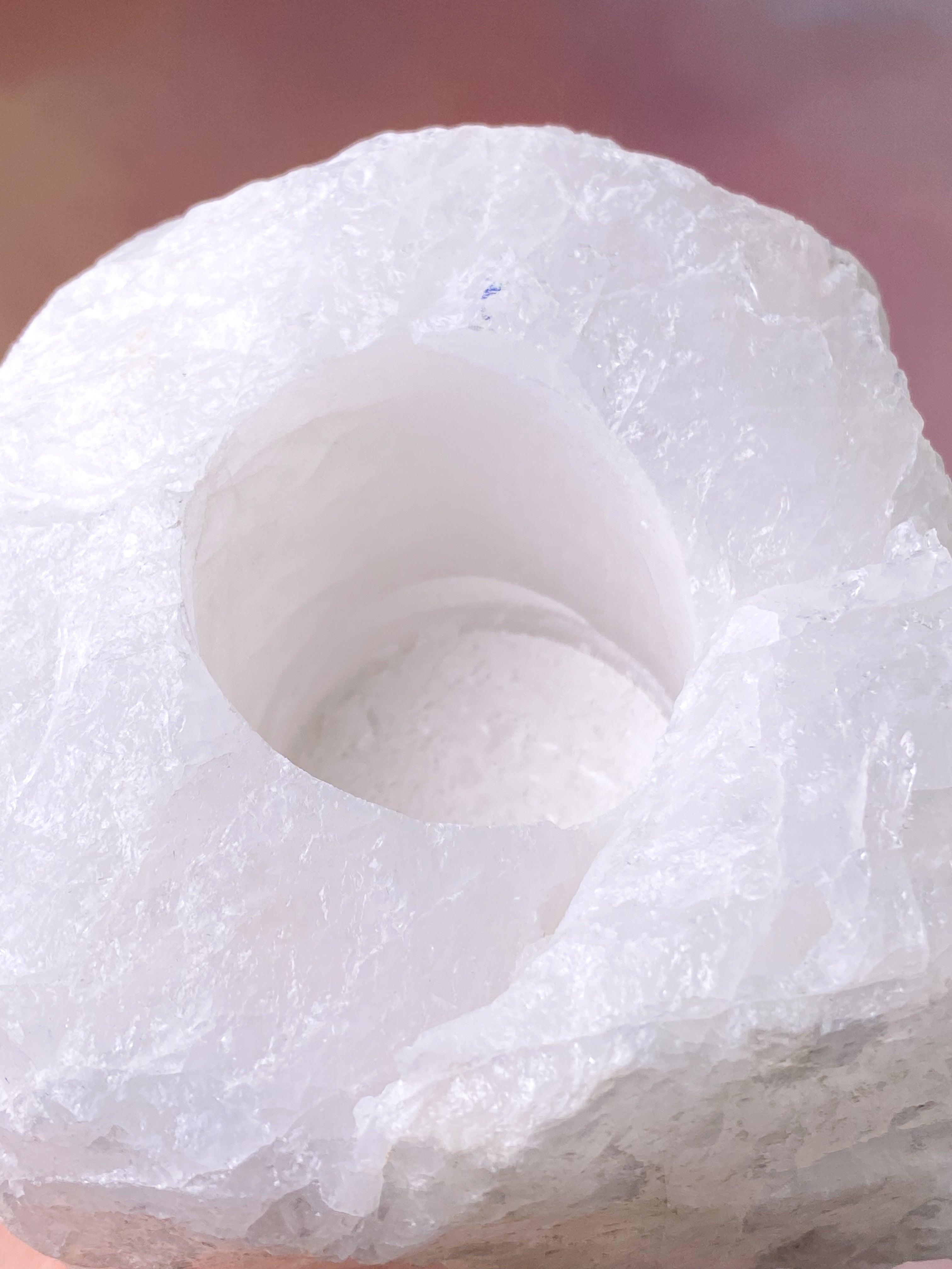 Mountain Crystal Fireface Holder