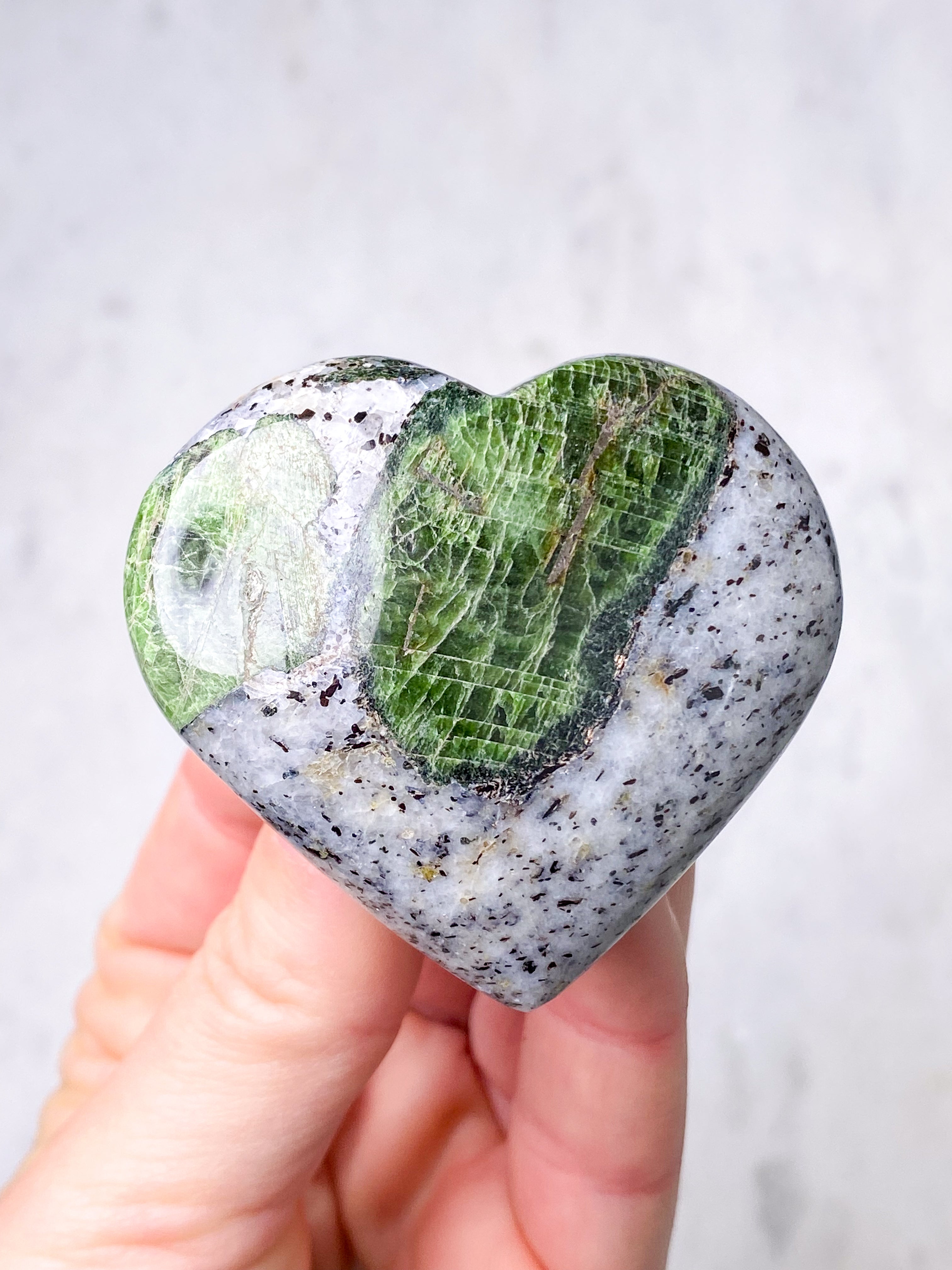 Kromdiopsidehjärta (nr 1)