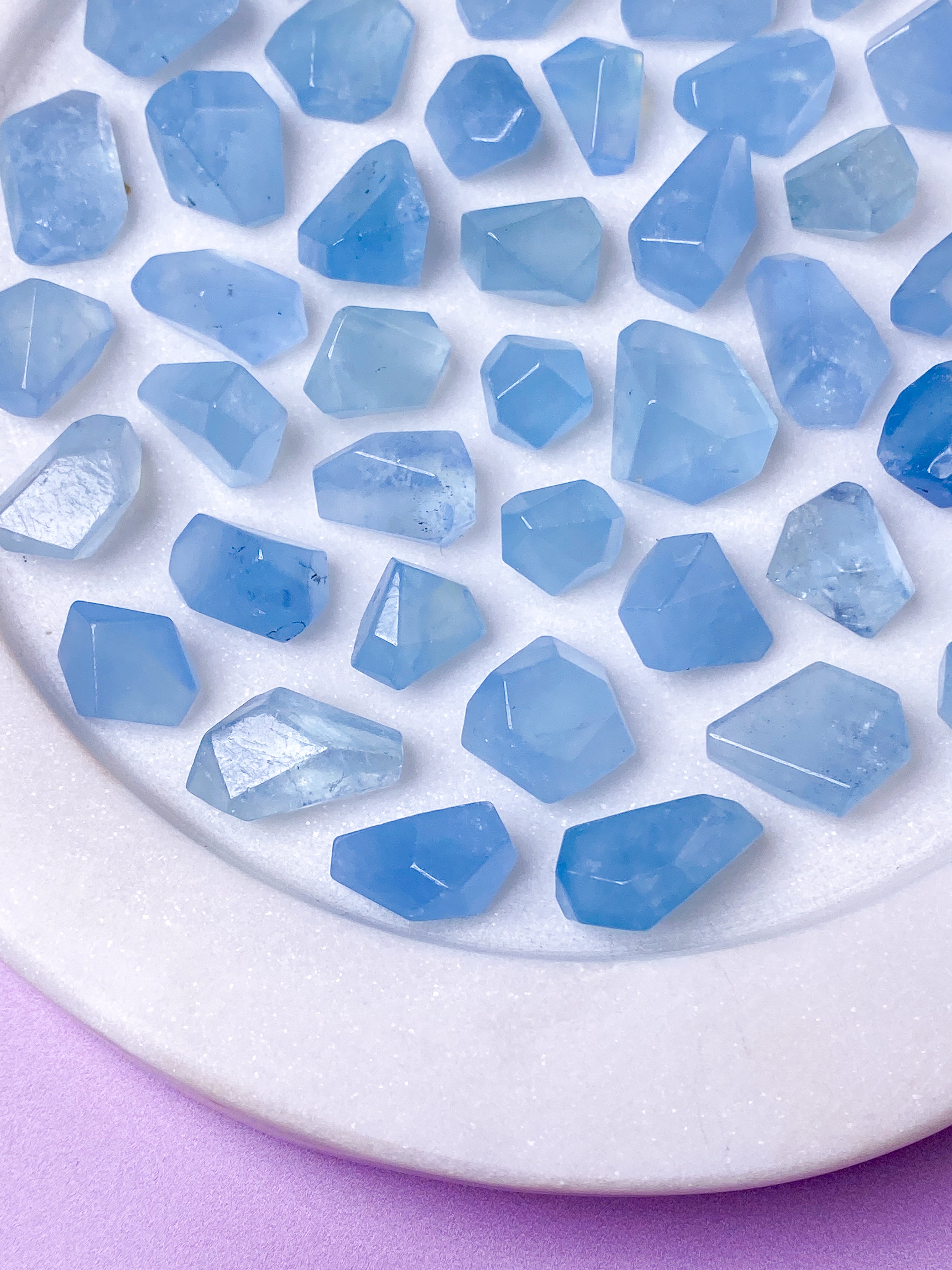 Akvamarinpolerad (nr 1) Exklusiv kvalitet