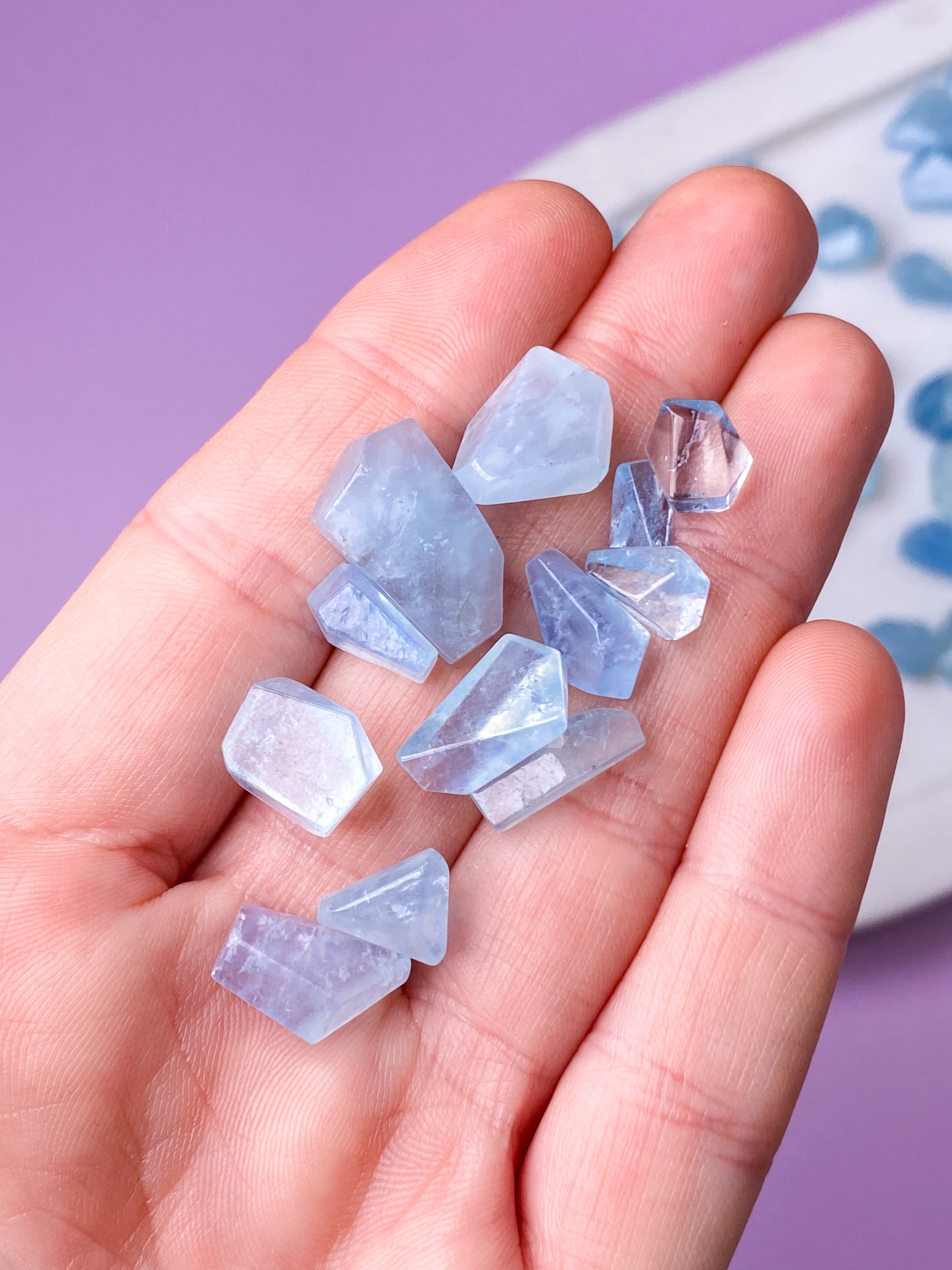 Akvamarinpolerad (nr 1) Exklusiv kvalitet