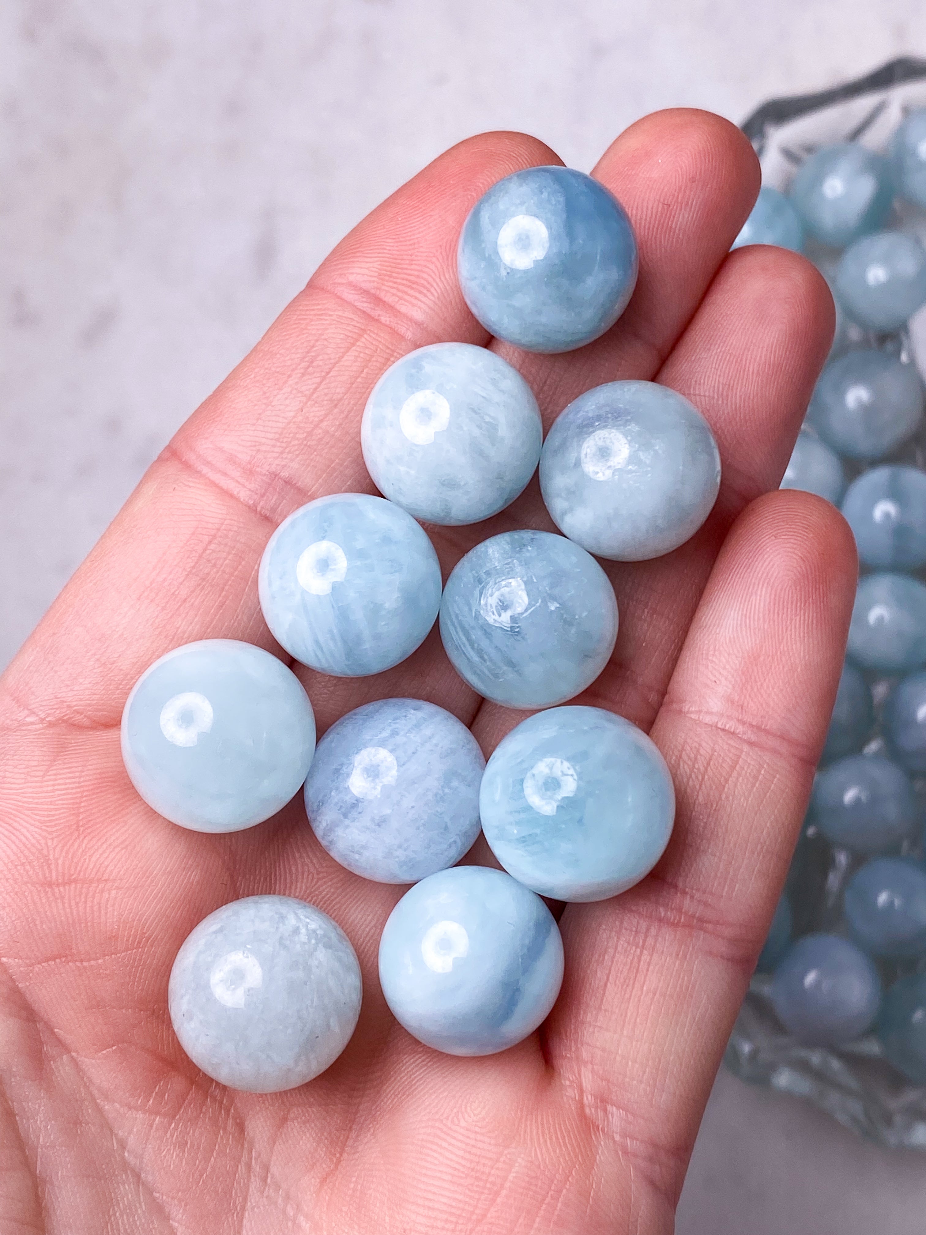 Akvamarinpolerad (nr 1) Exklusiv kvalitet