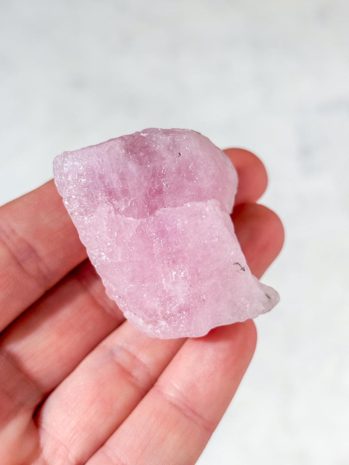 Rå Pink Morganit (Nr. 1)