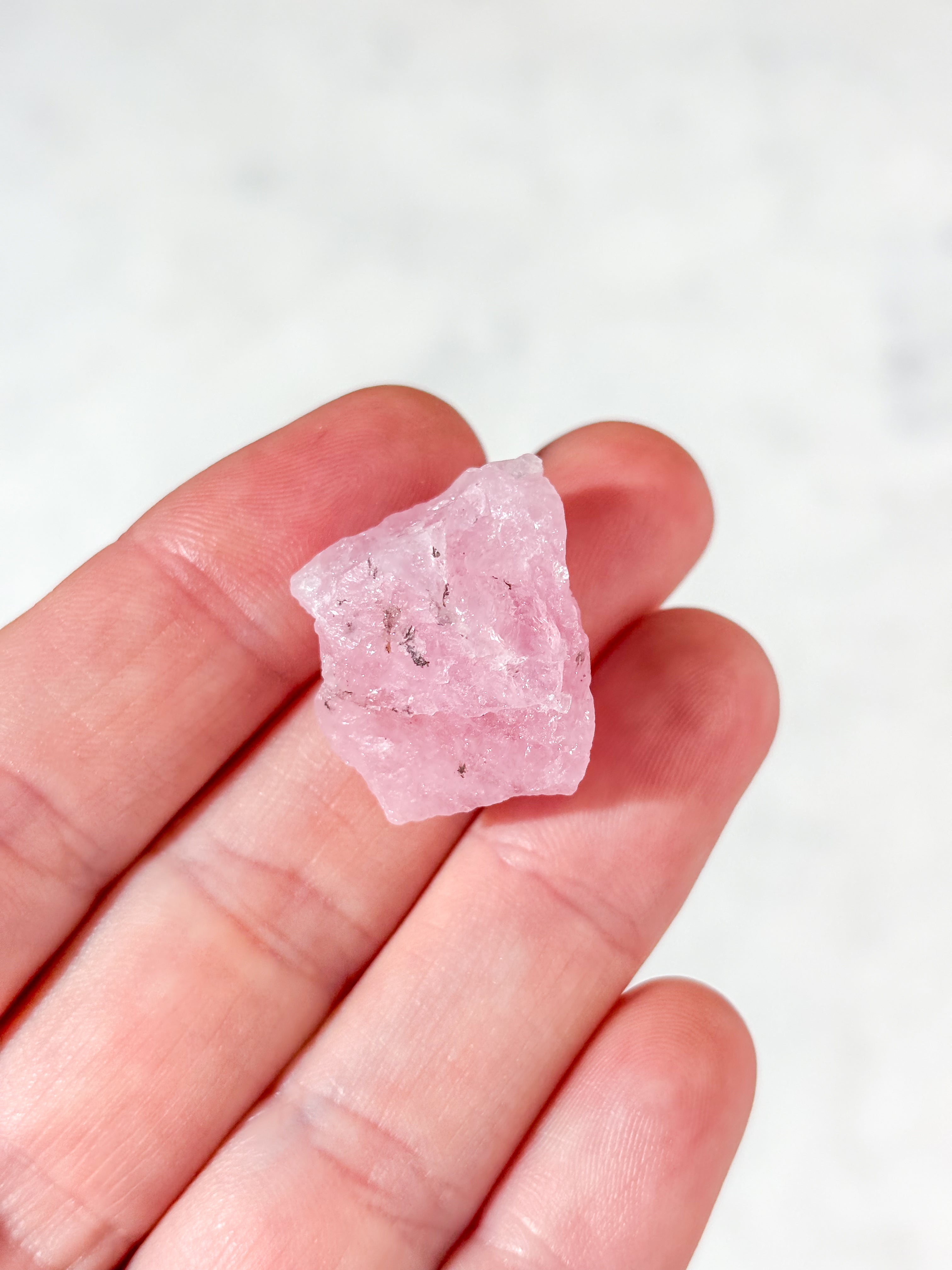 Rå Pink Morganit (Nr. 2)