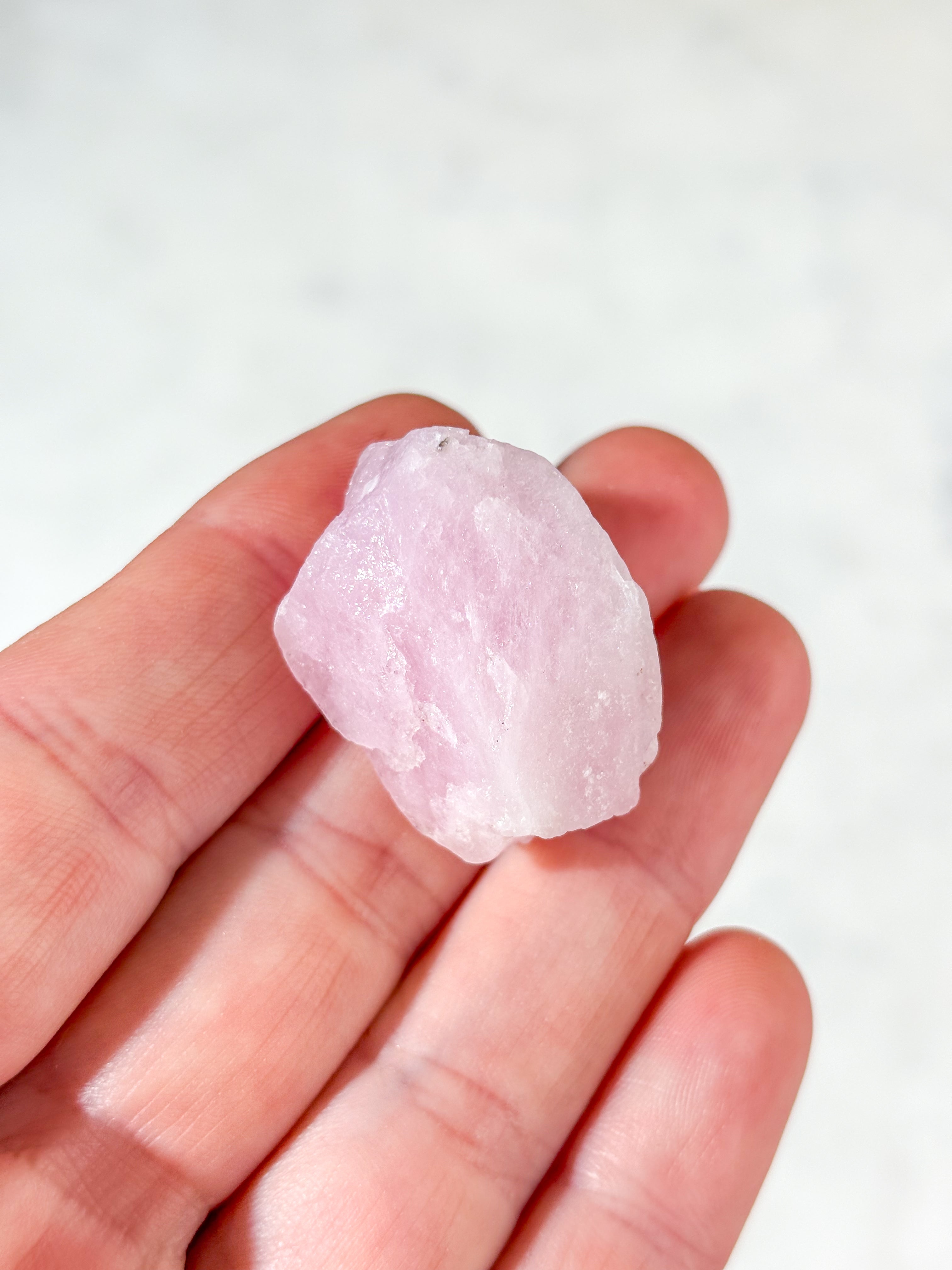 Rå Pink Morganit (Nr. 4)