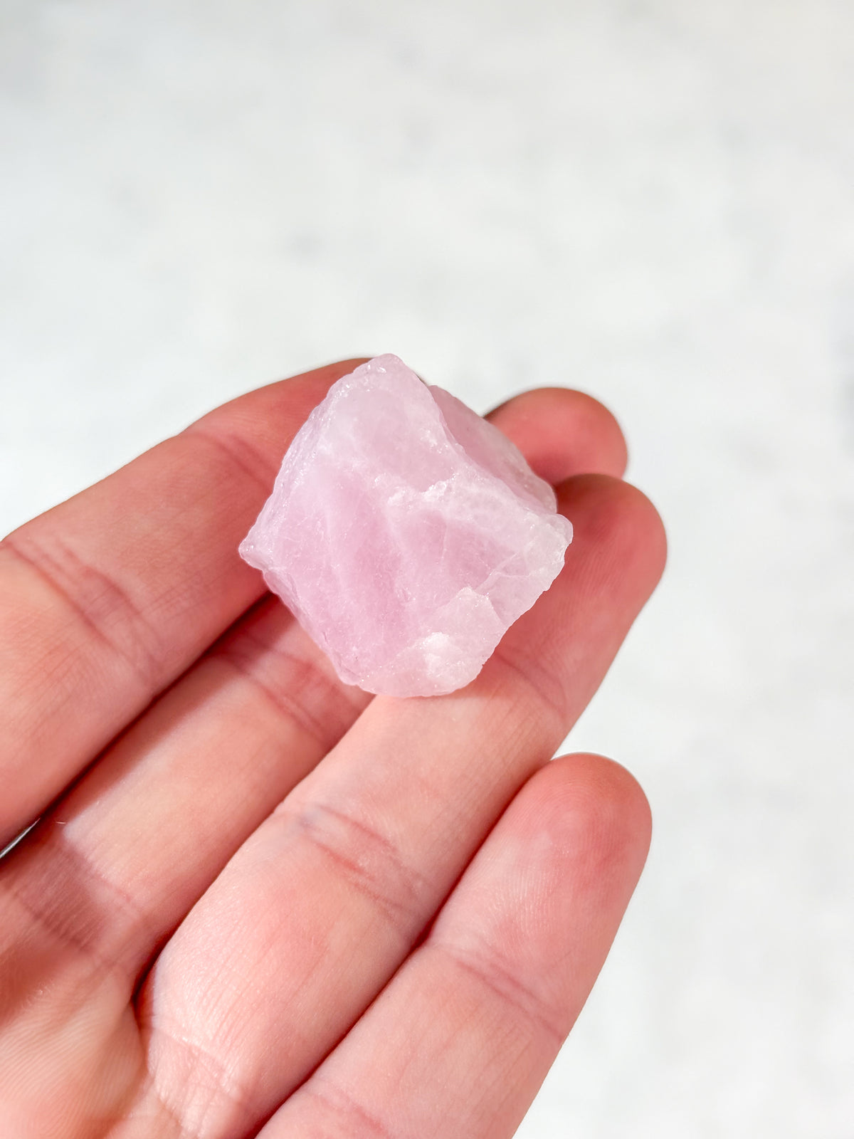Rå Pink Morganit (Nr. 5)
