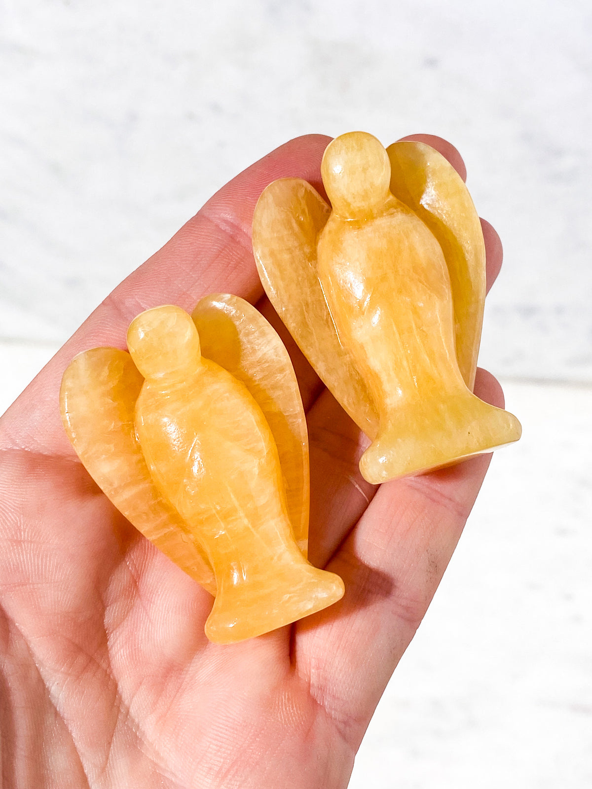 Orange kalcitängel