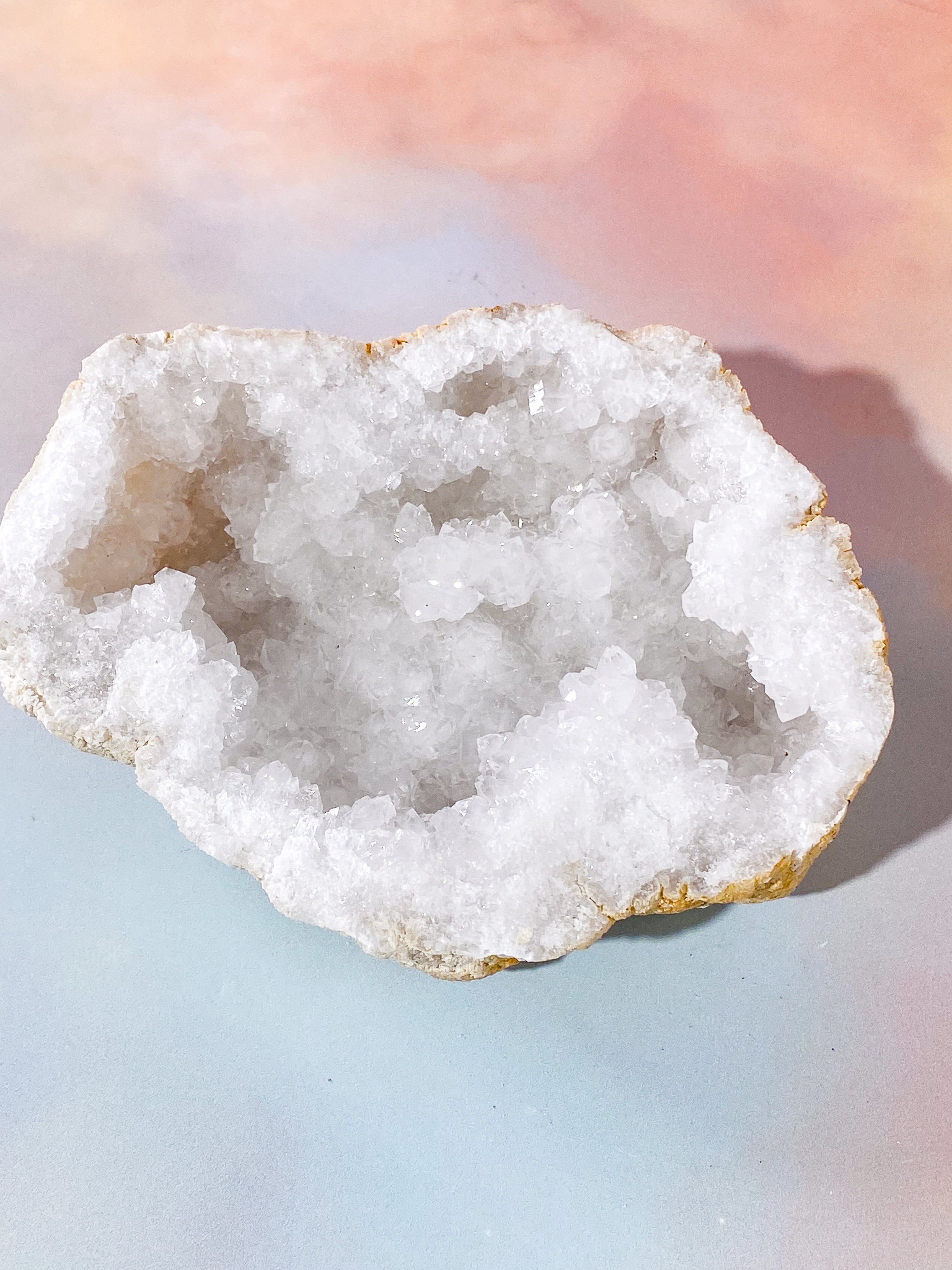 XL Bjergkrystal Geode Sæt - 2,3 kg (Nr. 9)