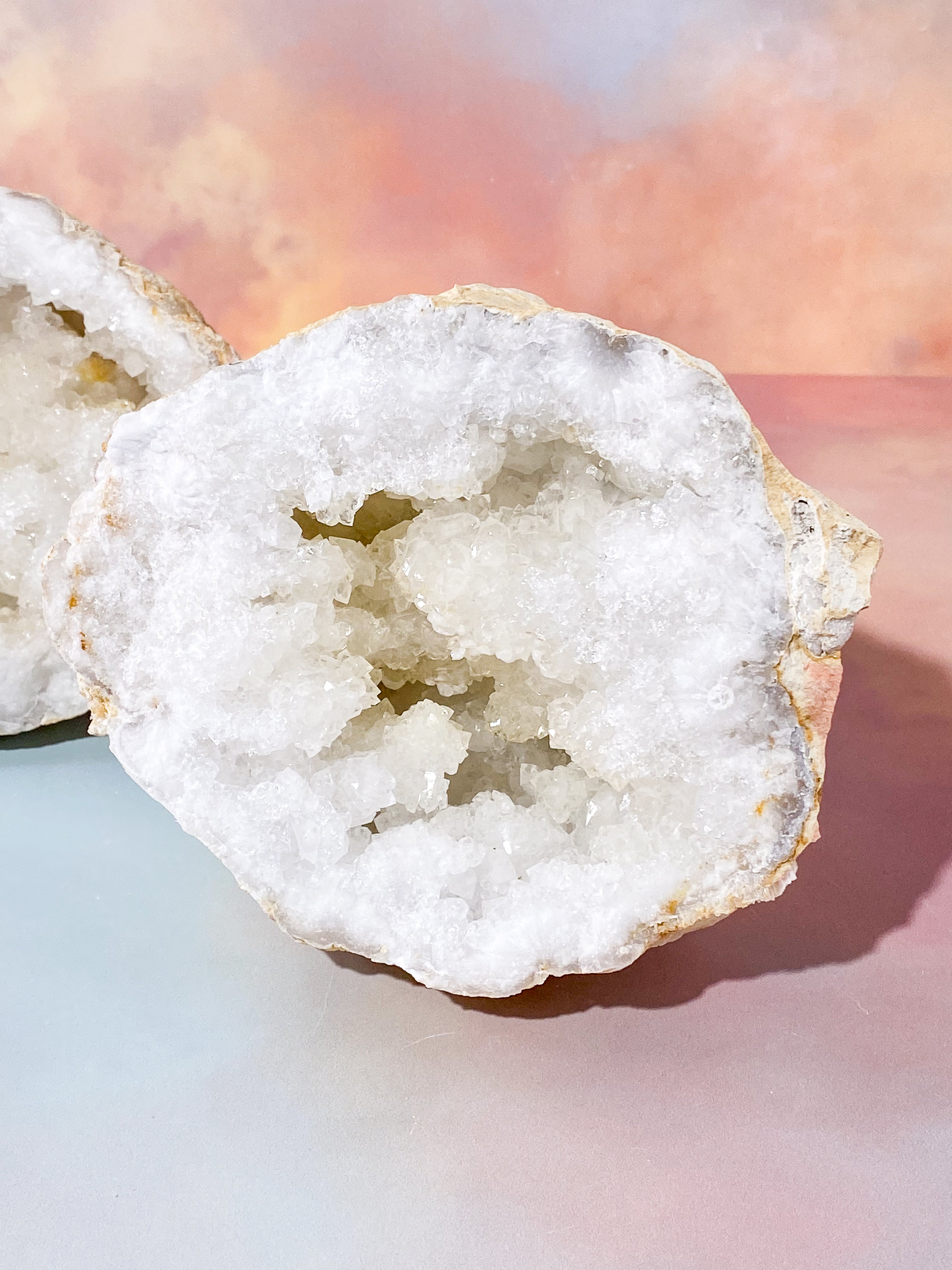 XL Bjergkrystal Geode Sæt - 5,4 kg (Nr. 10)