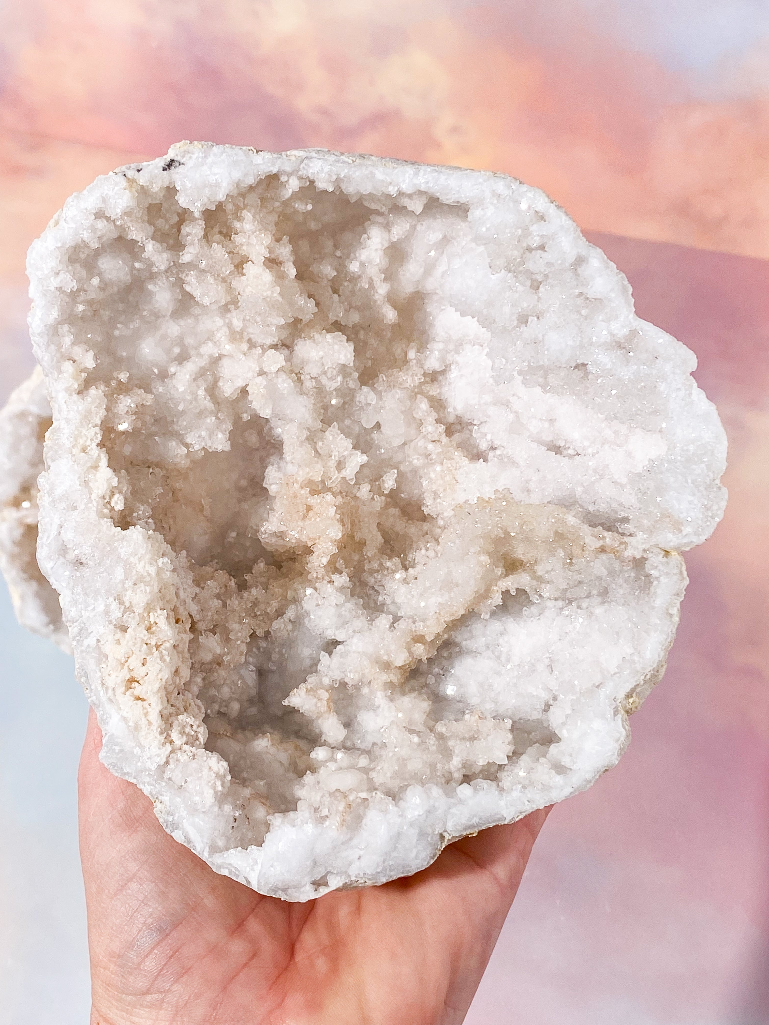 XL Bjergkrystal Geode Sæt - 1,7 kg (Nr. 11)