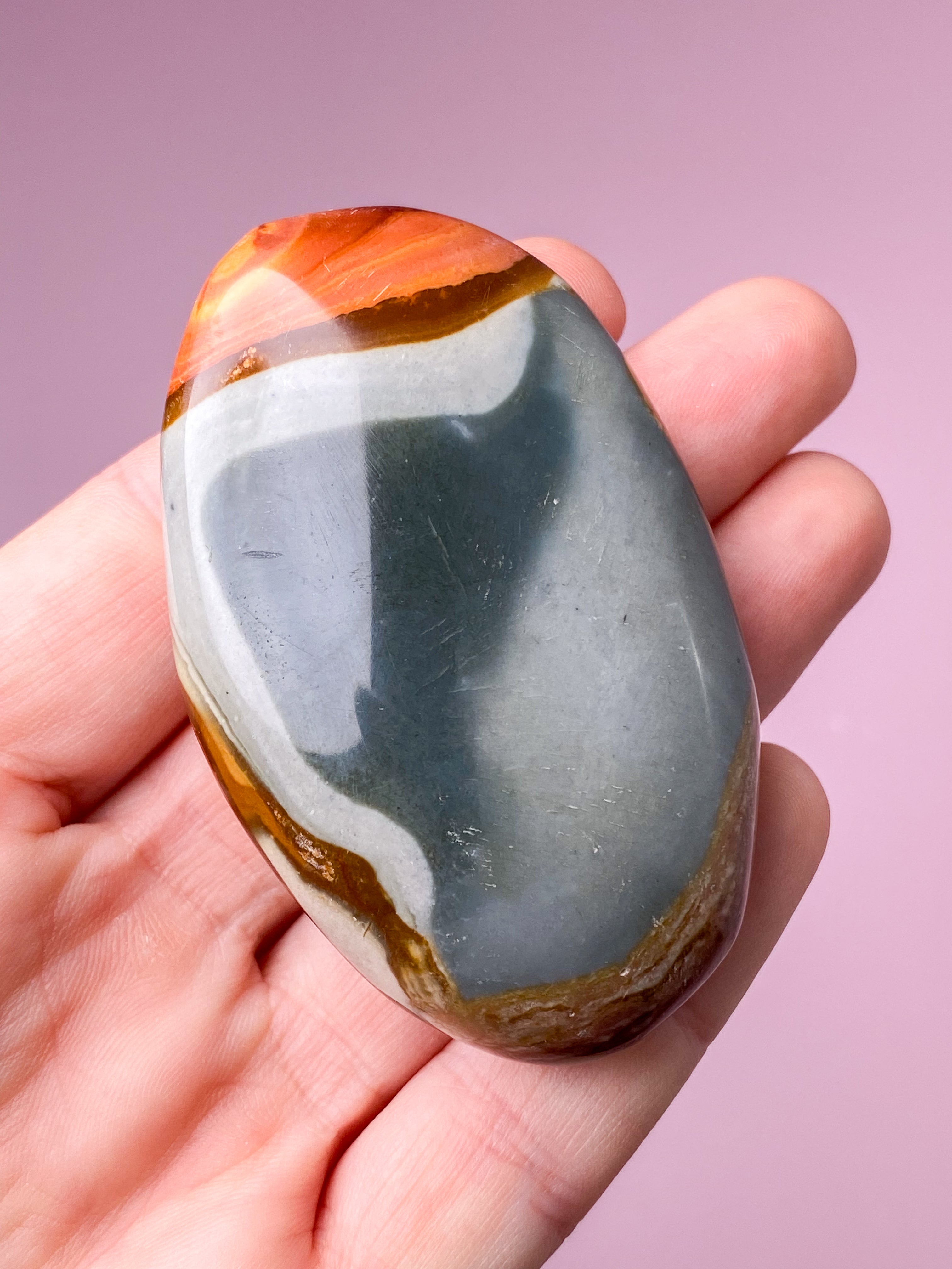 Polychrom Jasper Palm Stone (nr 12)