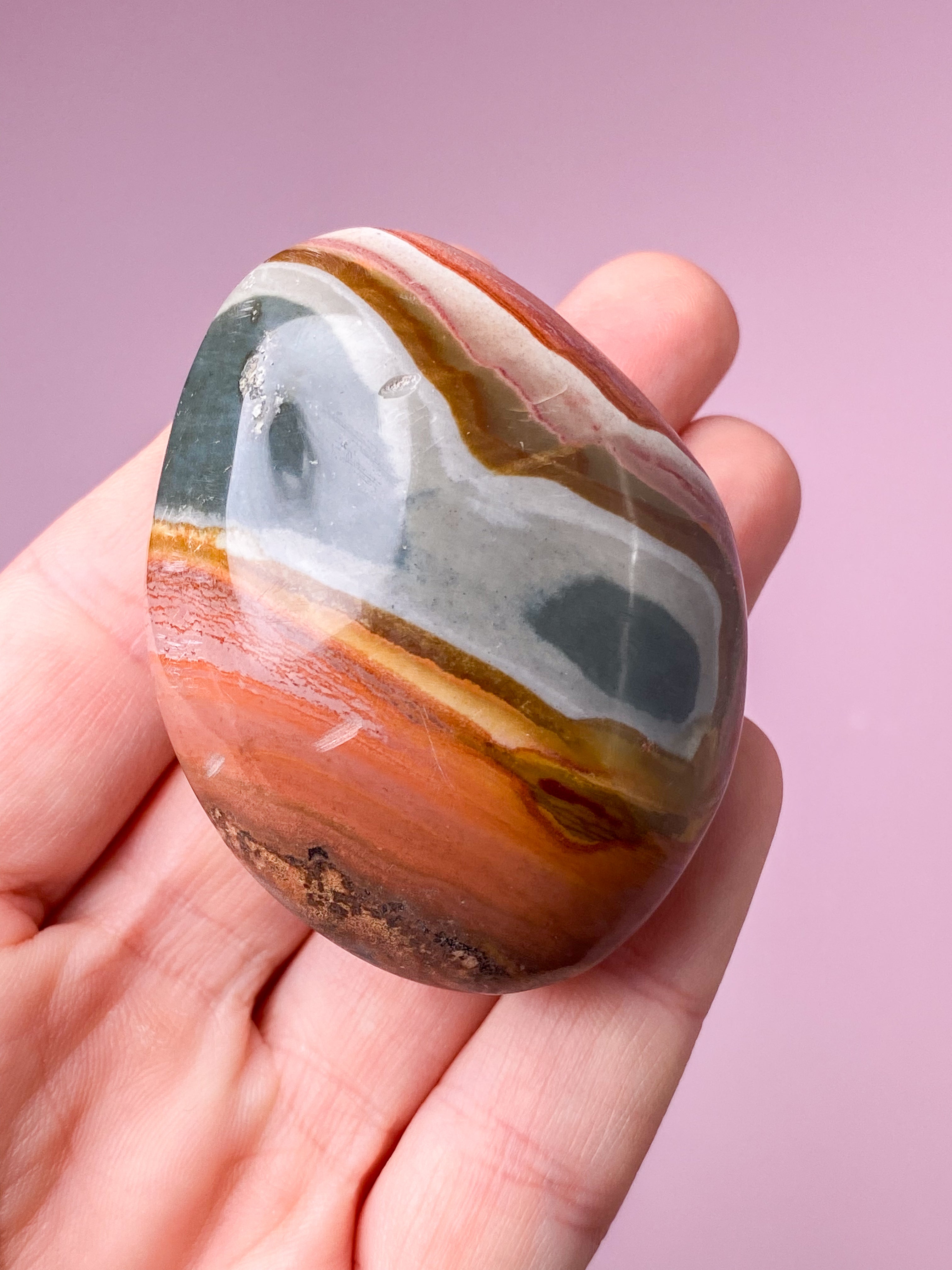 Polychrom Jasper Palm Stone (nr 12)