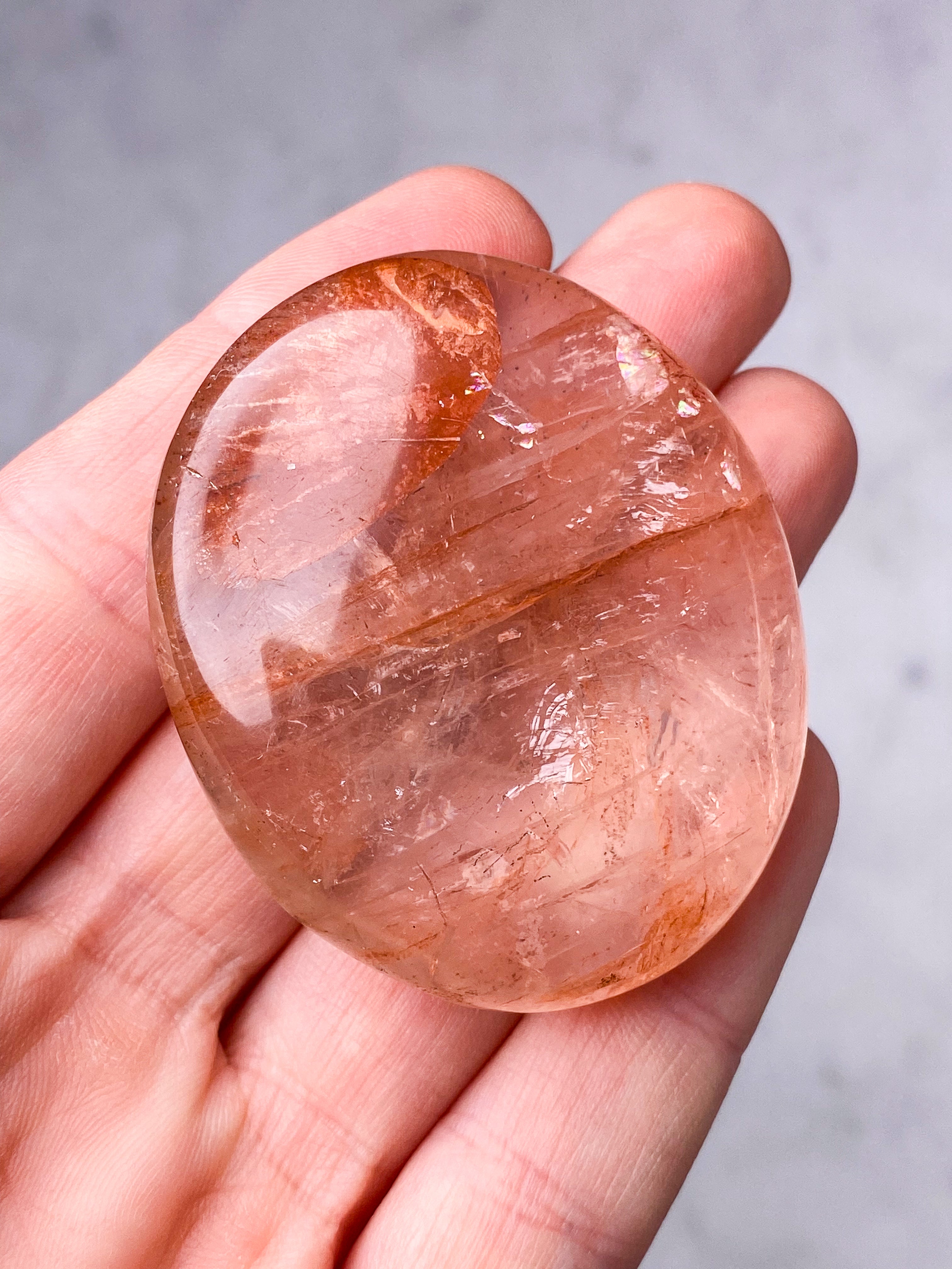 Hæmatit Kvarts Palmstone (Nr. 2)