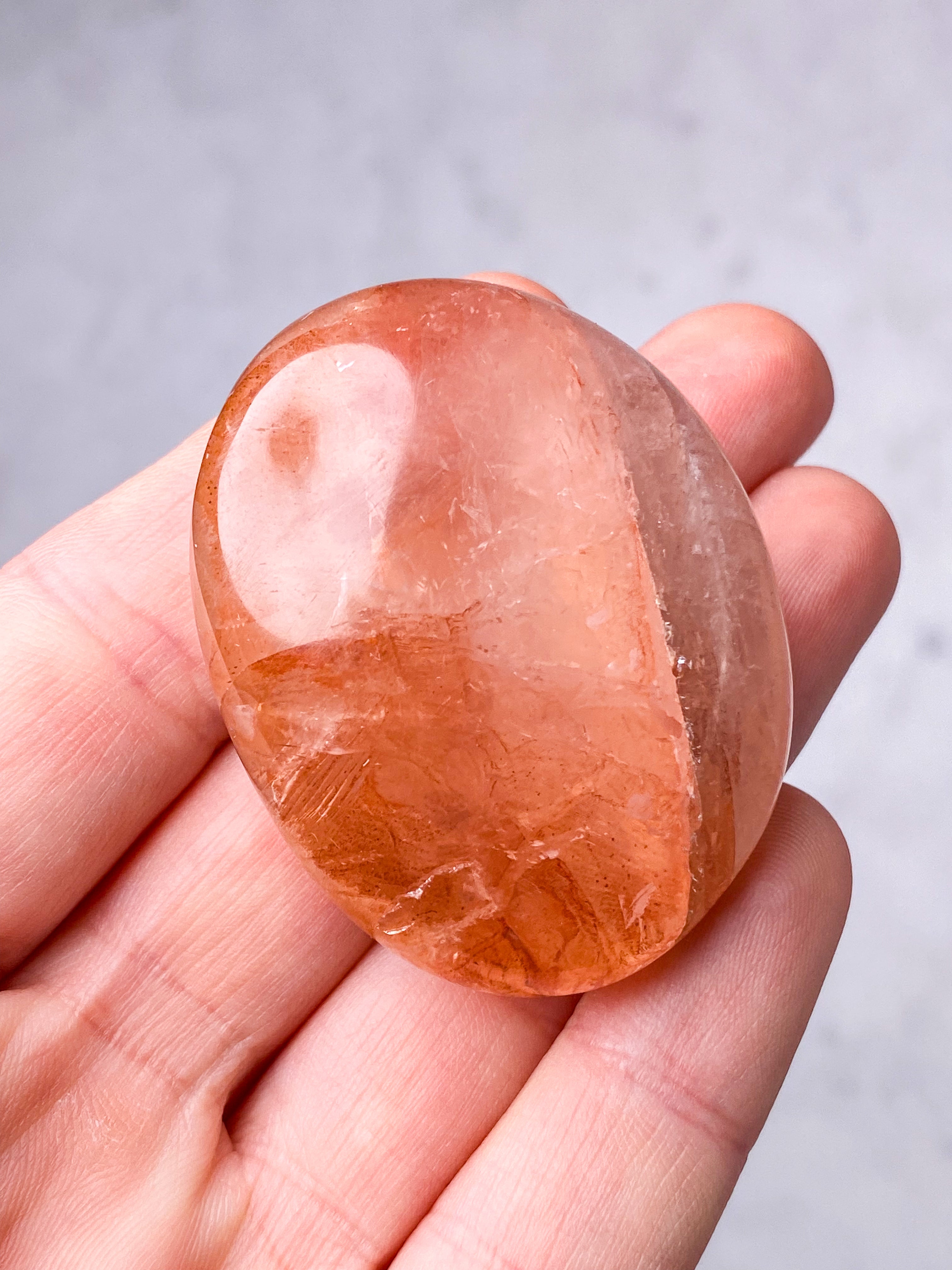 Hæmatit Kvarts Palmstone (Nr. 4)