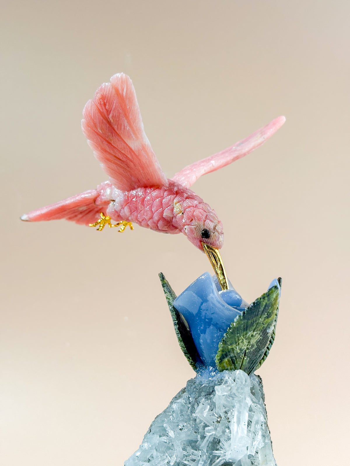 Kolibri Krystal Skulptur (Nr. 2)