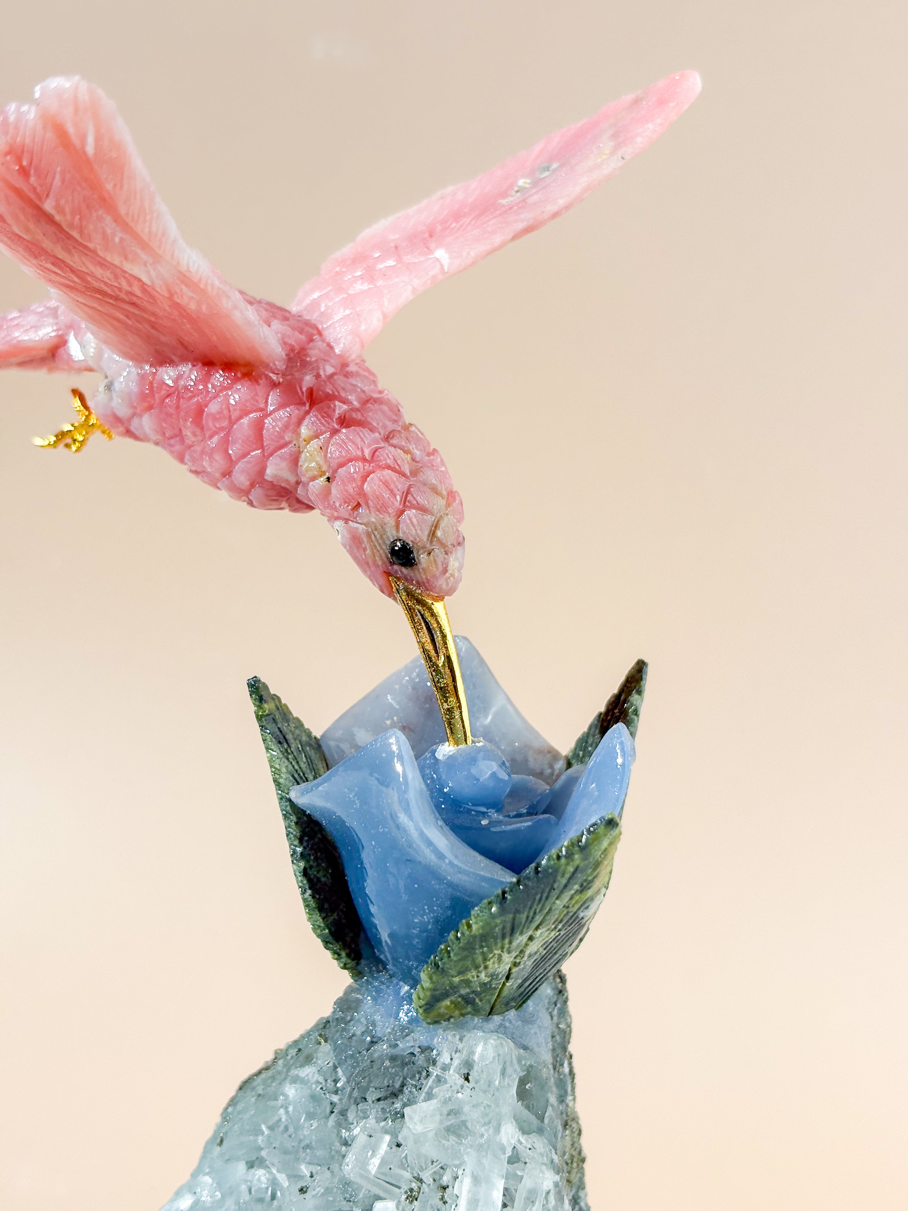 Kolibri Krystal Skulptur (Nr. 2)