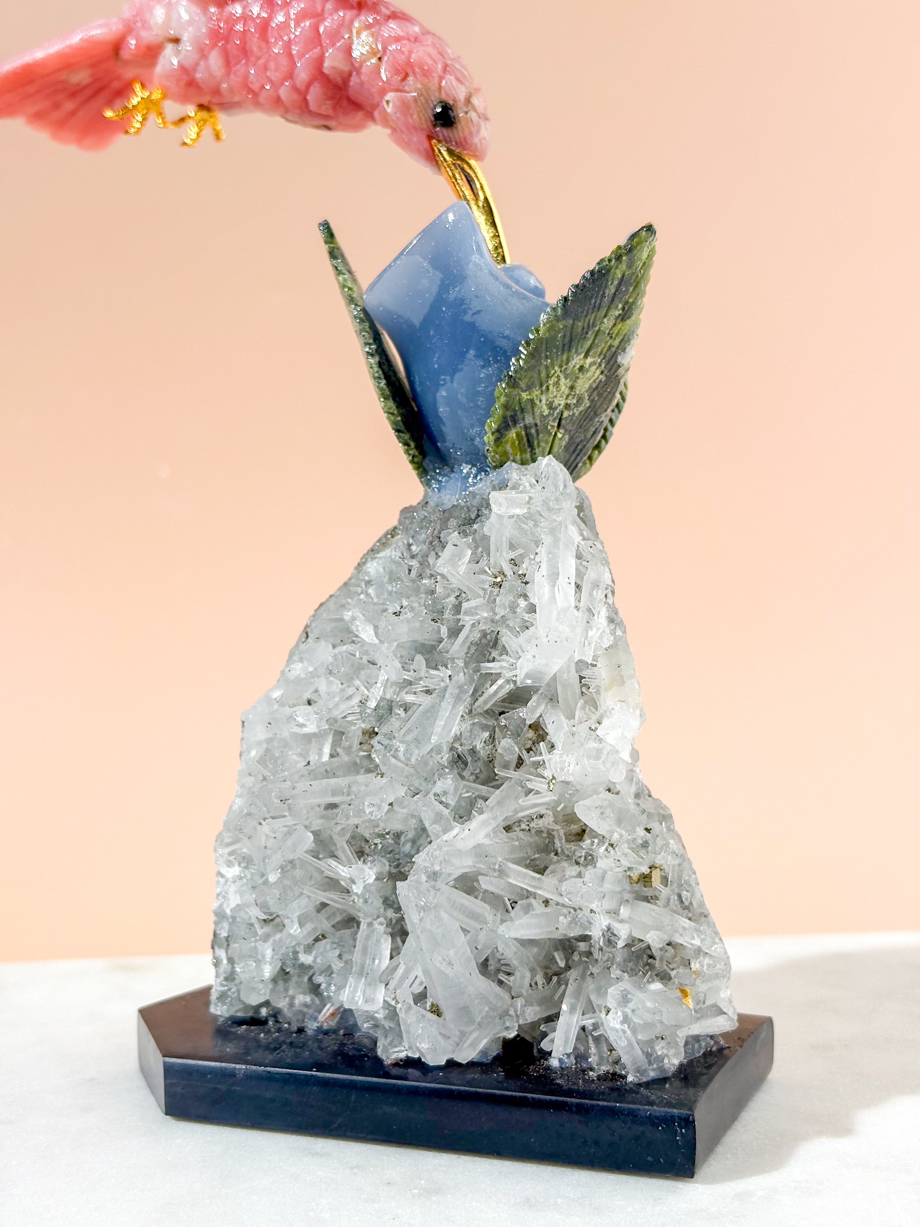 Kolibri Krystal Skulptur (Nr. 2)