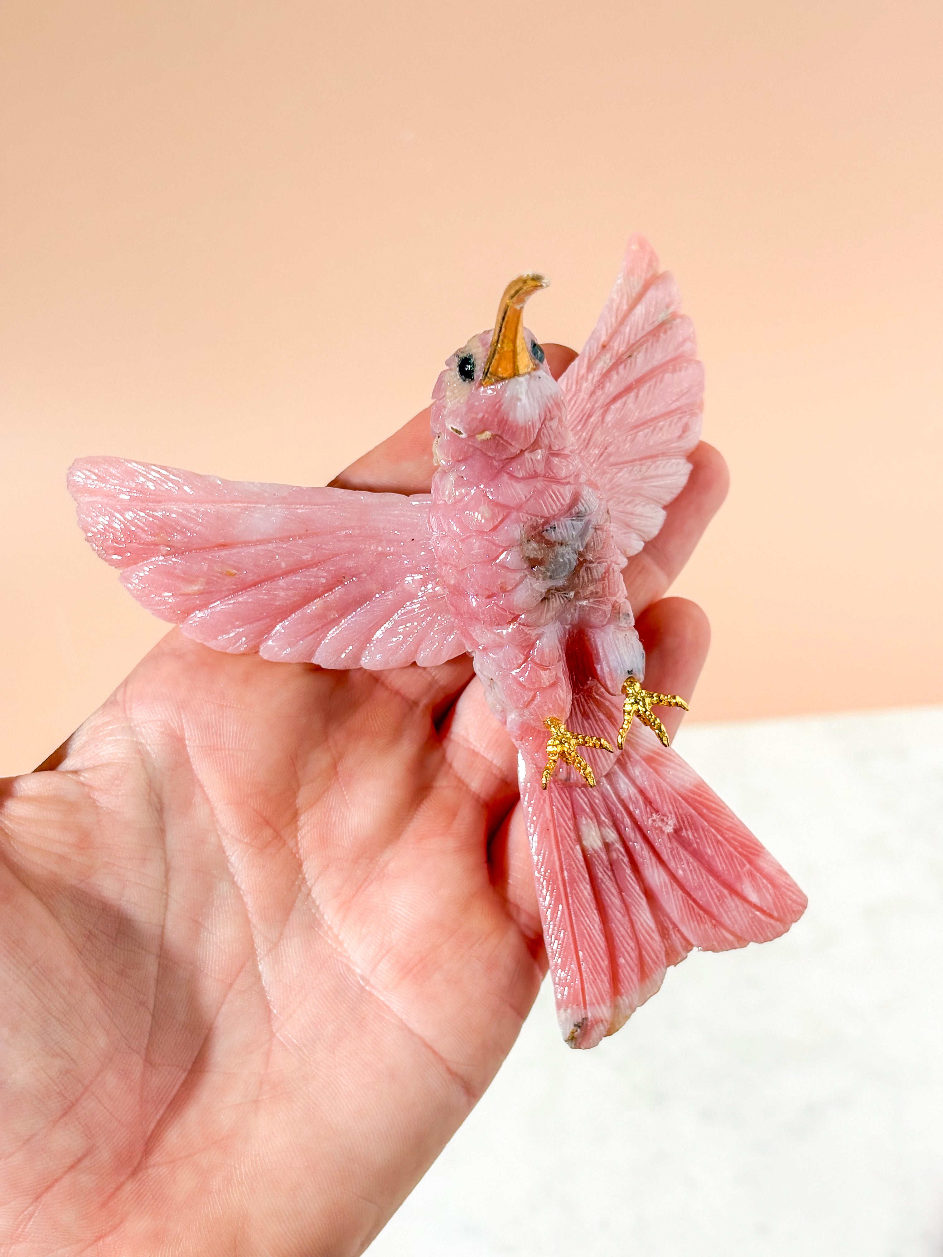 Kolibri Krystal Skulptur (Nr. 2)