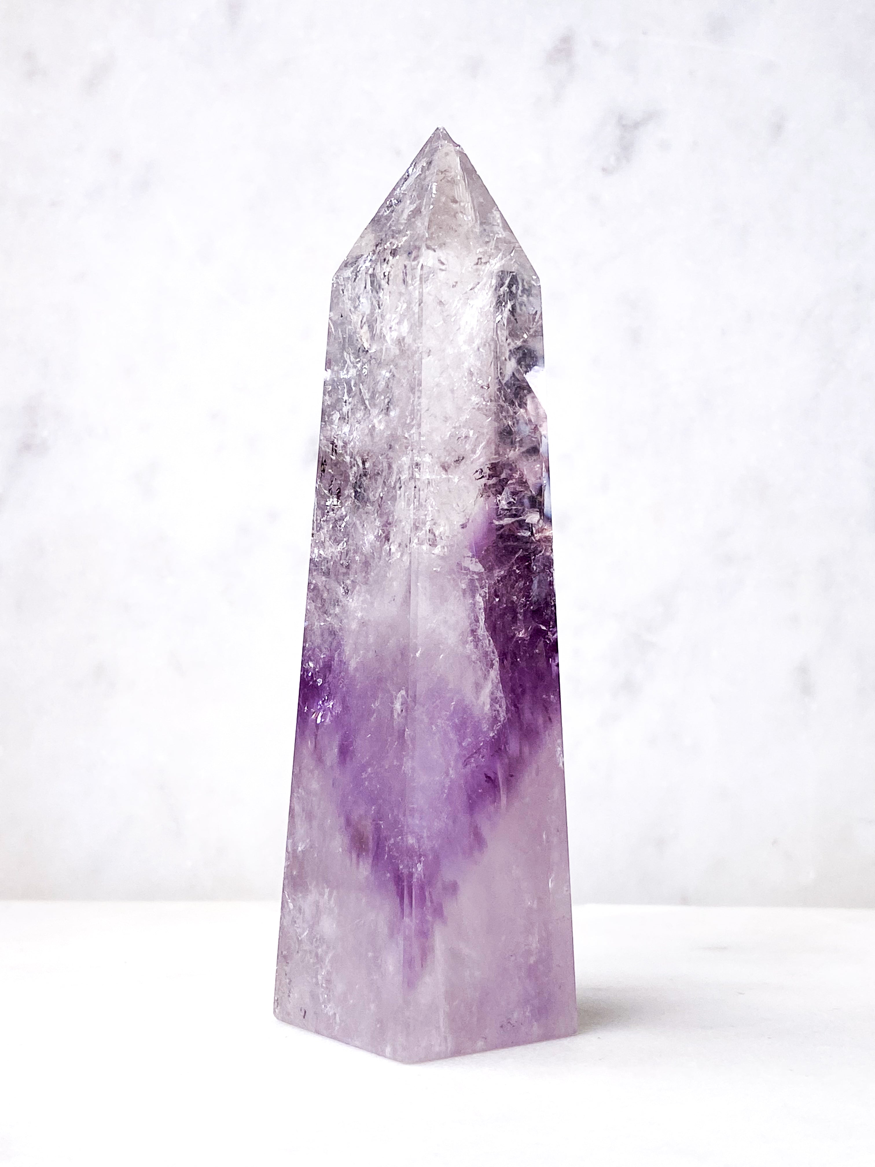 Smokey Fantom Ametyst Obelisk (Nr. 16)