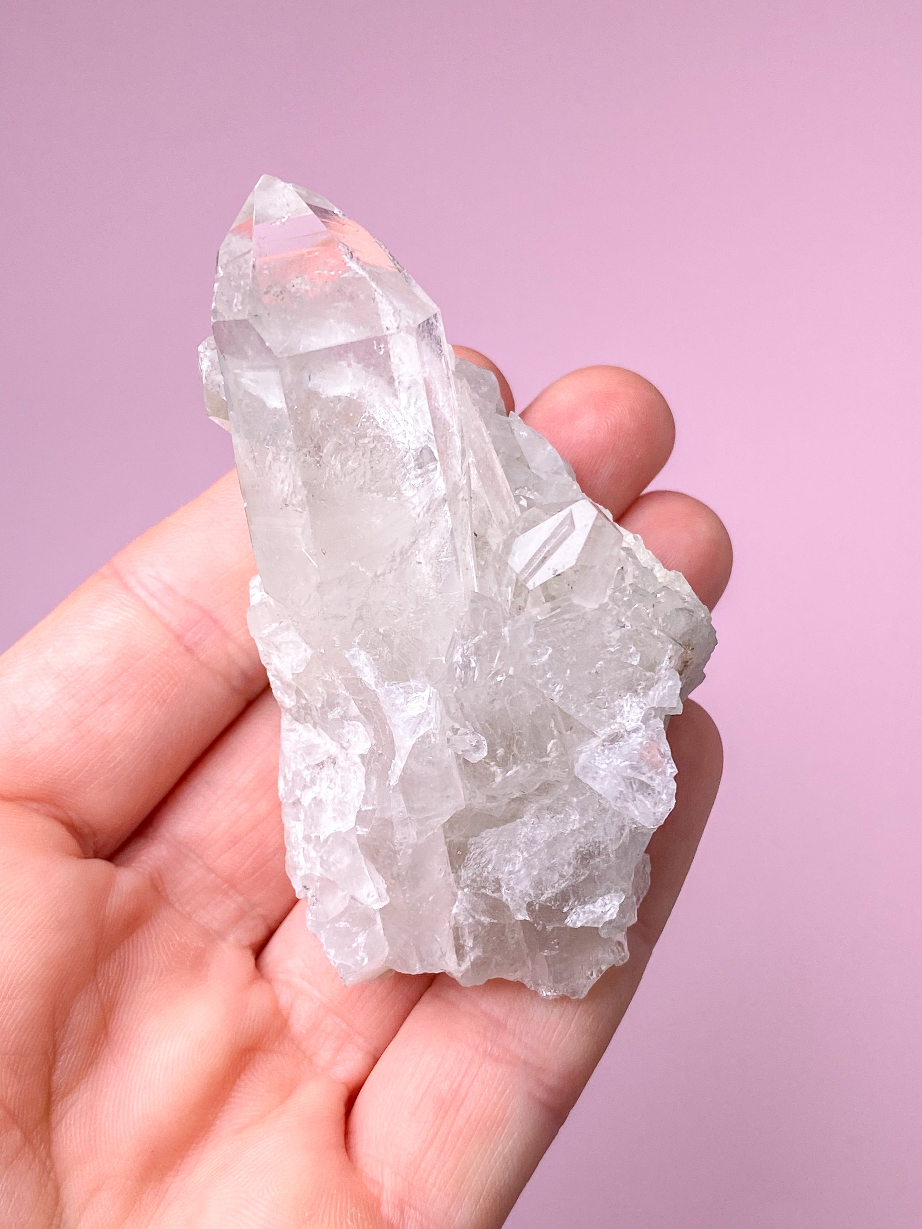 Mountain Crystal Cluster (nr X) Exklusiv kvalitet