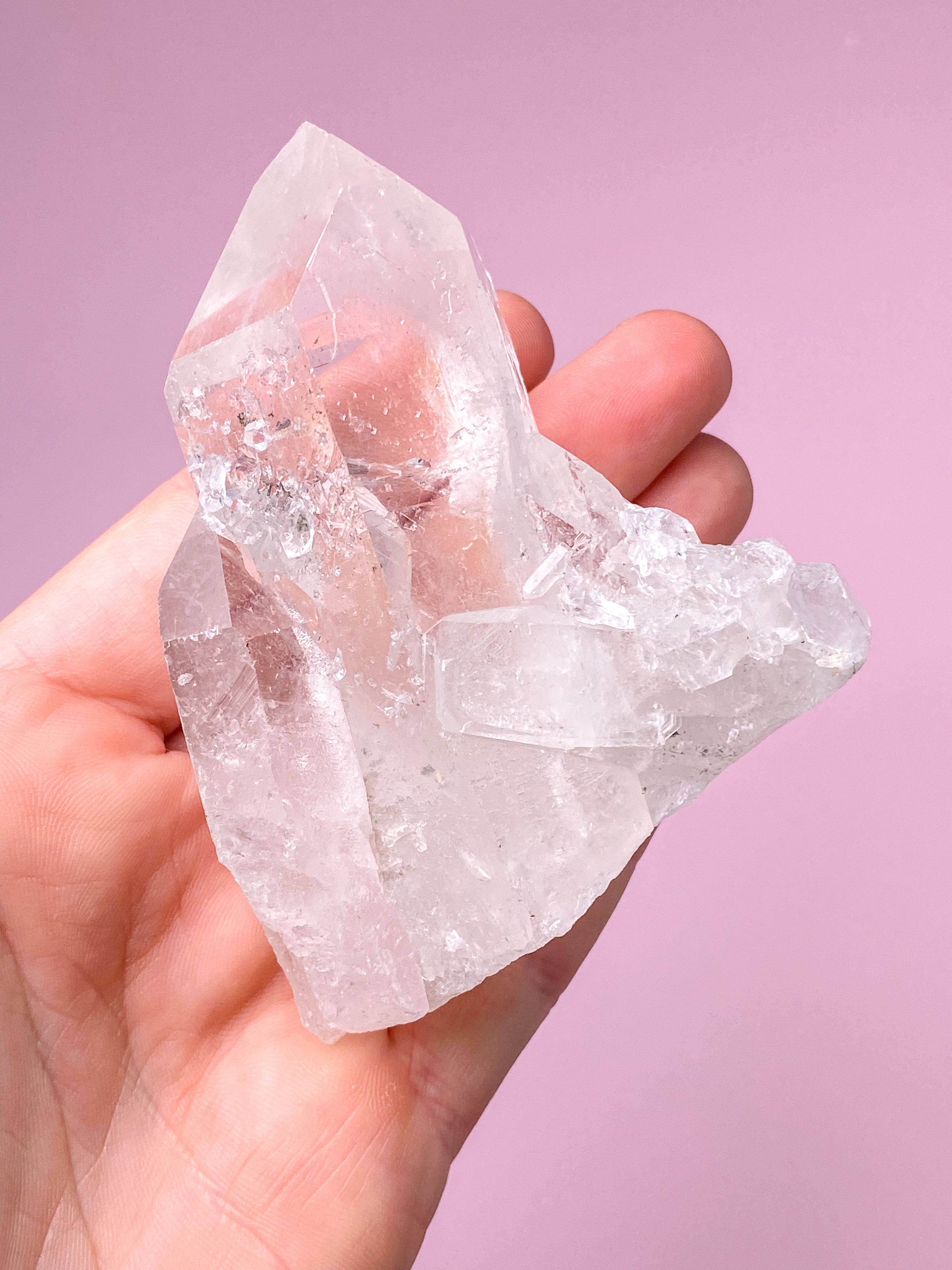 Mountain Crystal Cluster (nr X) Exklusiv kvalitet