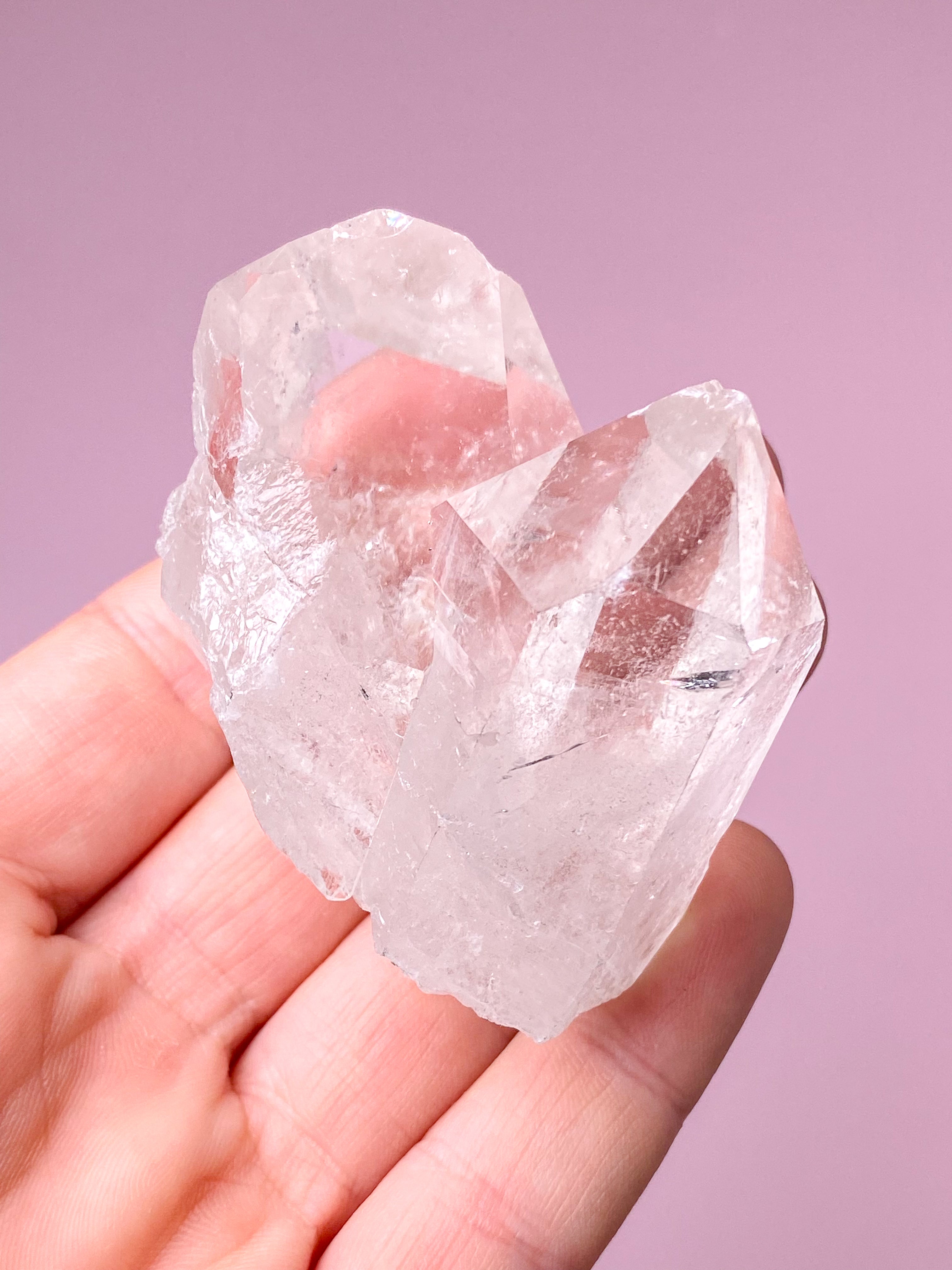 Mountain Crystal Cluster (nr X) Exklusiv kvalitet