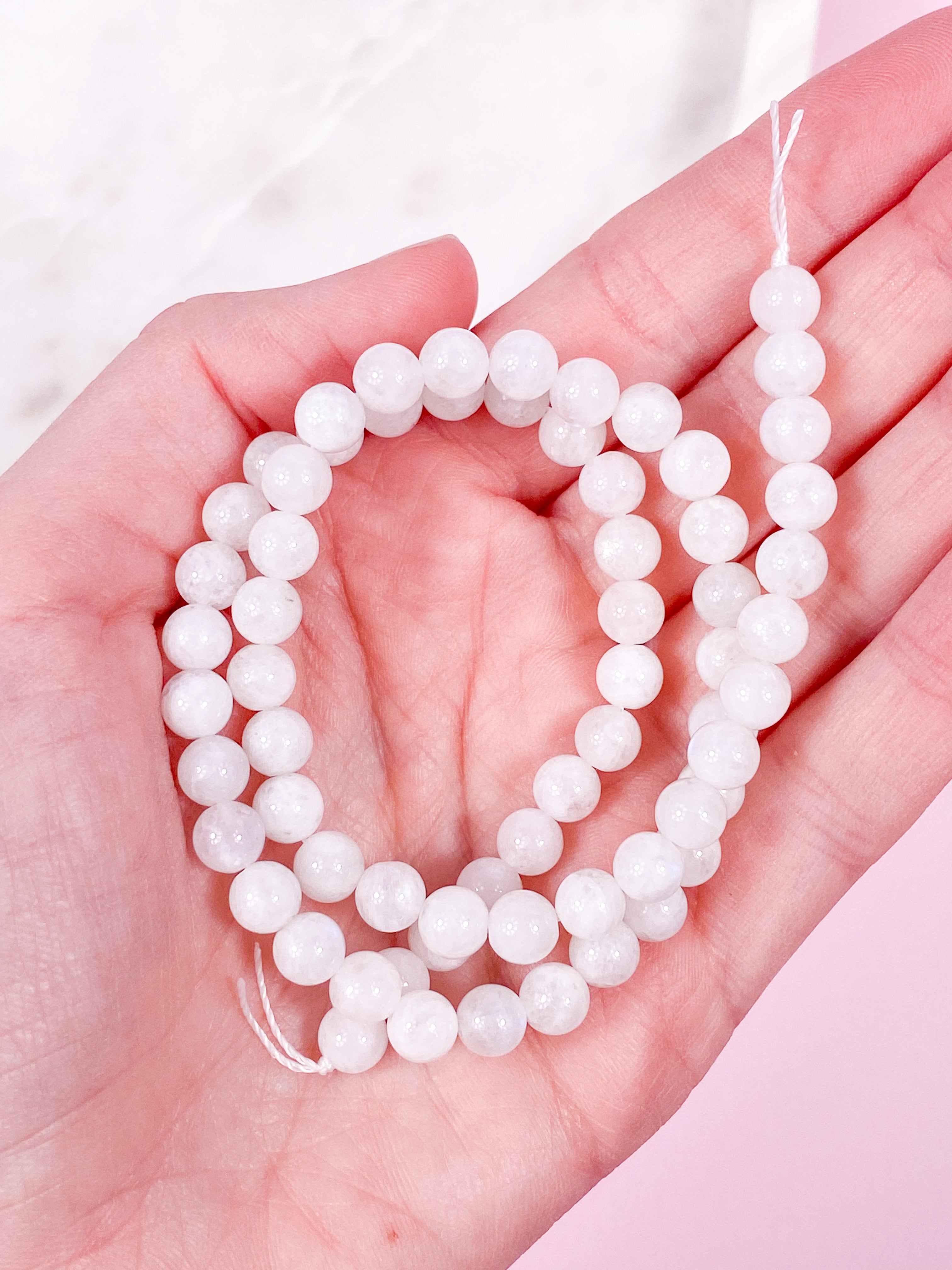 Regnbågsmånsten - Pärlor