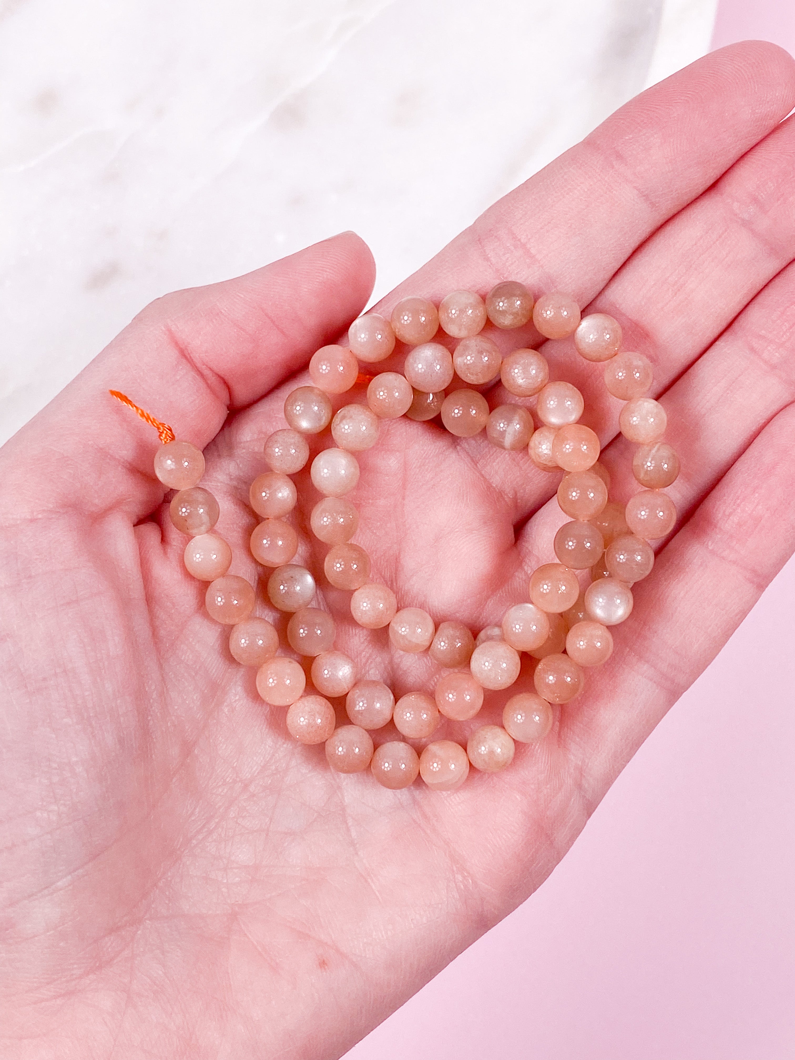 Persika Månsten - Pärlor
