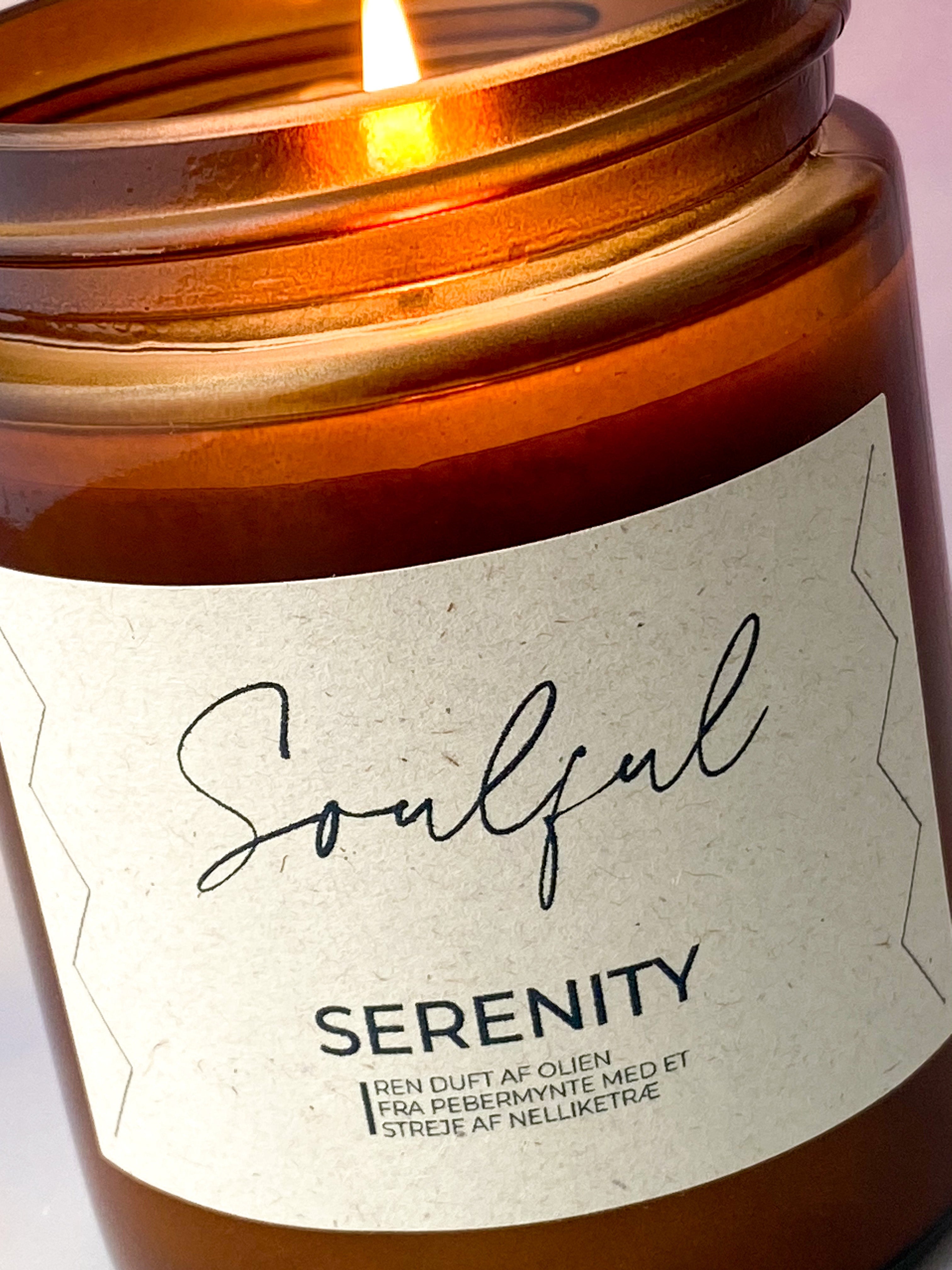 Aromaterapiljus tillverkat av soja "Serenity"