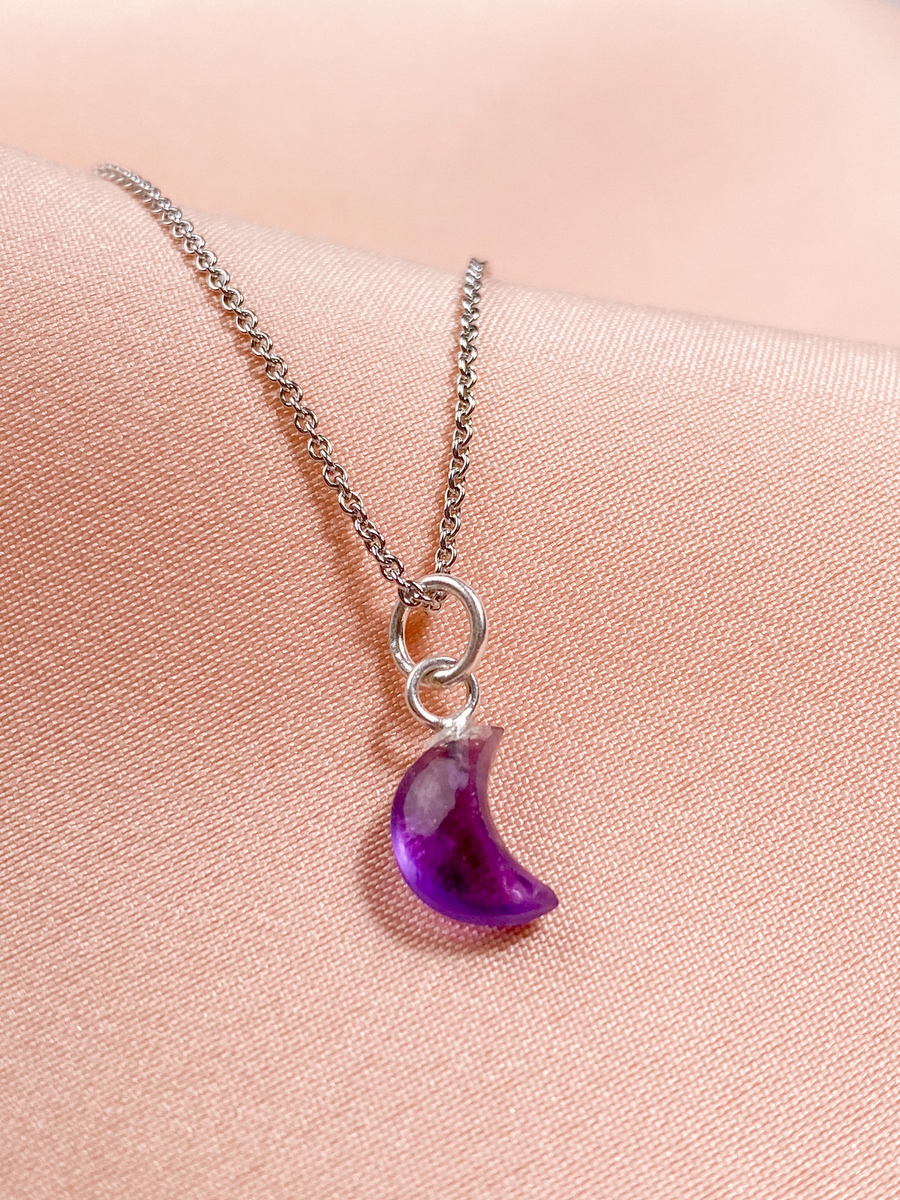 Akvamarin - Petite Heart - Guld