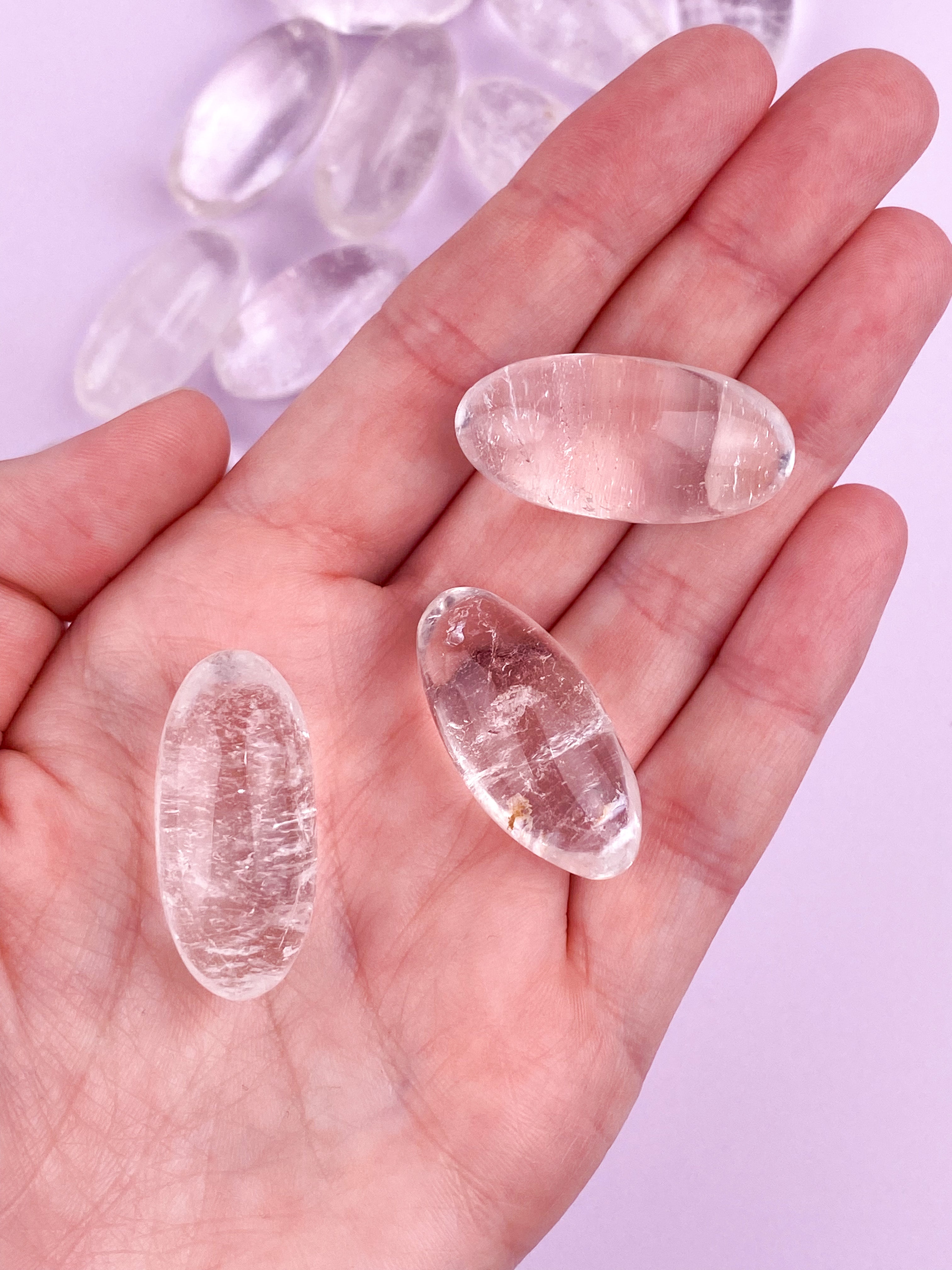 Shiva bergkristall polerad