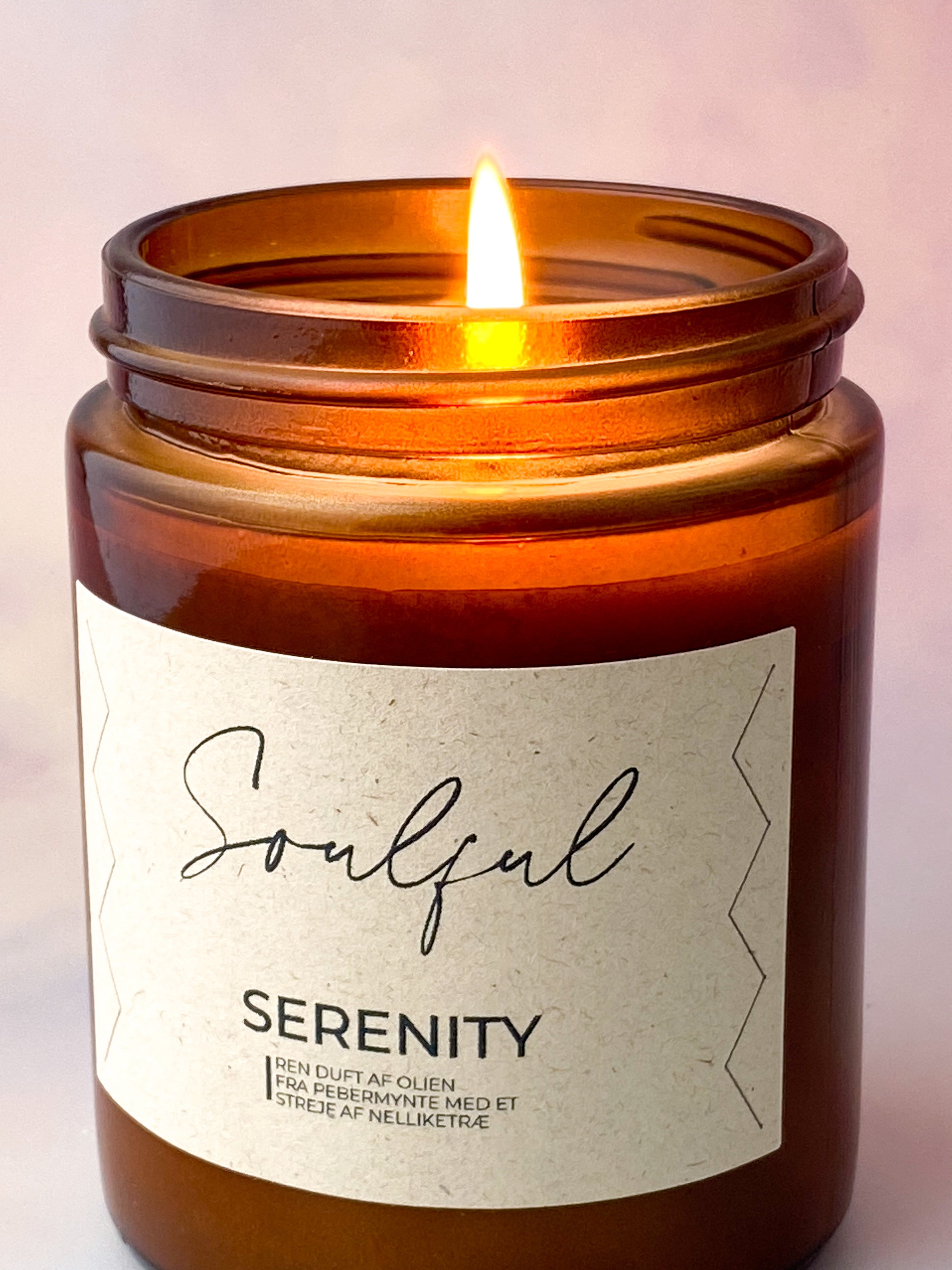 Aromaterapiljus tillverkat av soja "Serenity"