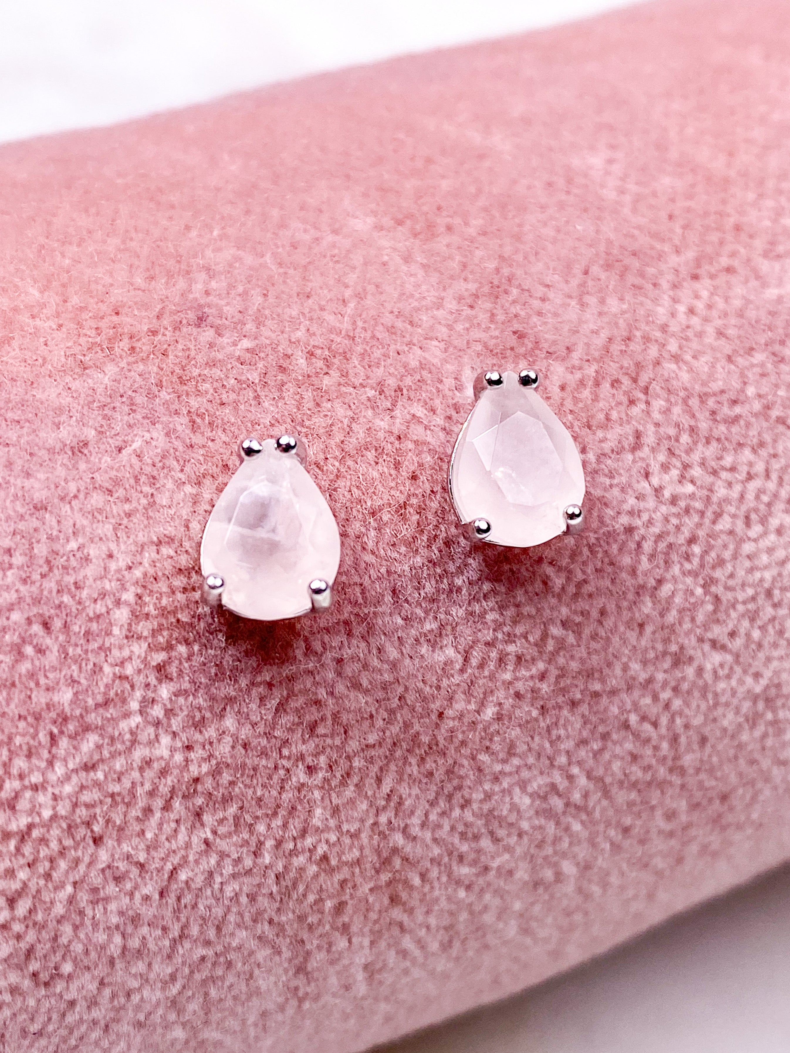 Akvamarin - Petite Heart - Guld