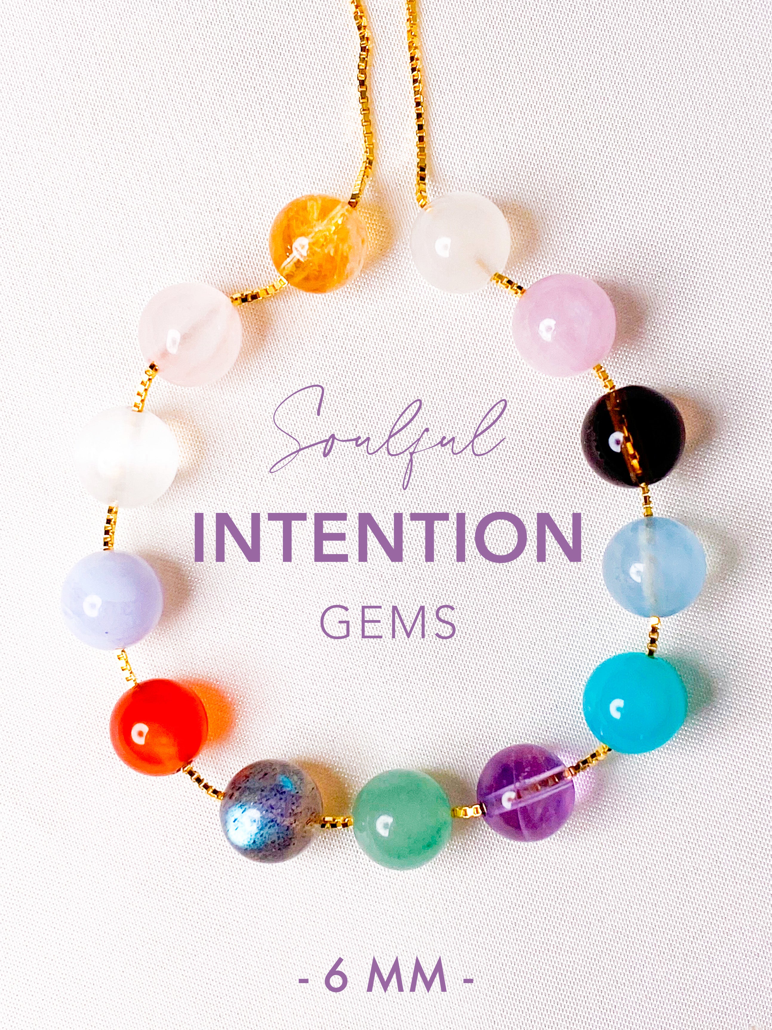 6 mm - Vedhæng - Intention Gems