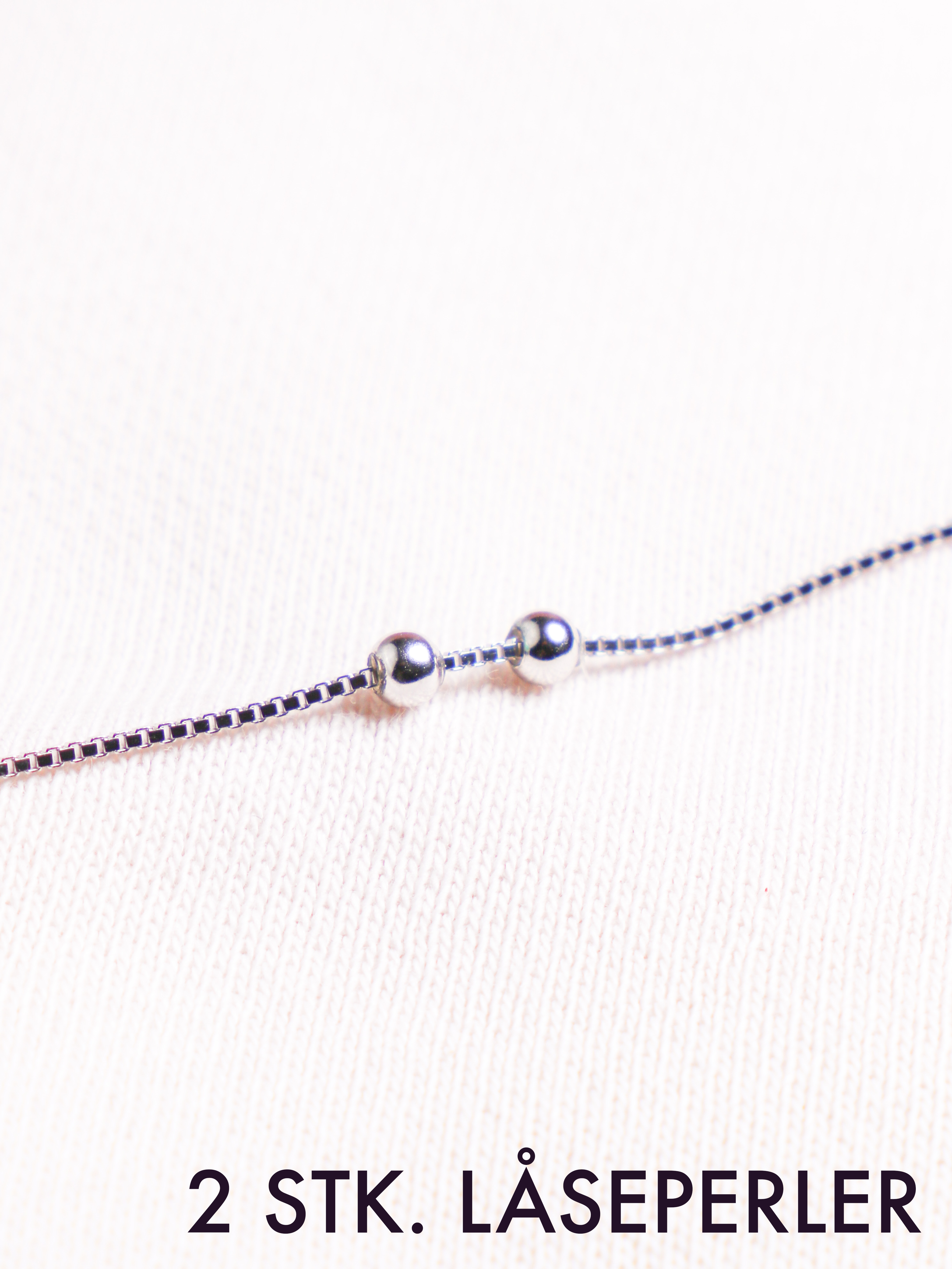 Låspärlor för armband och örhängen (2 st.)